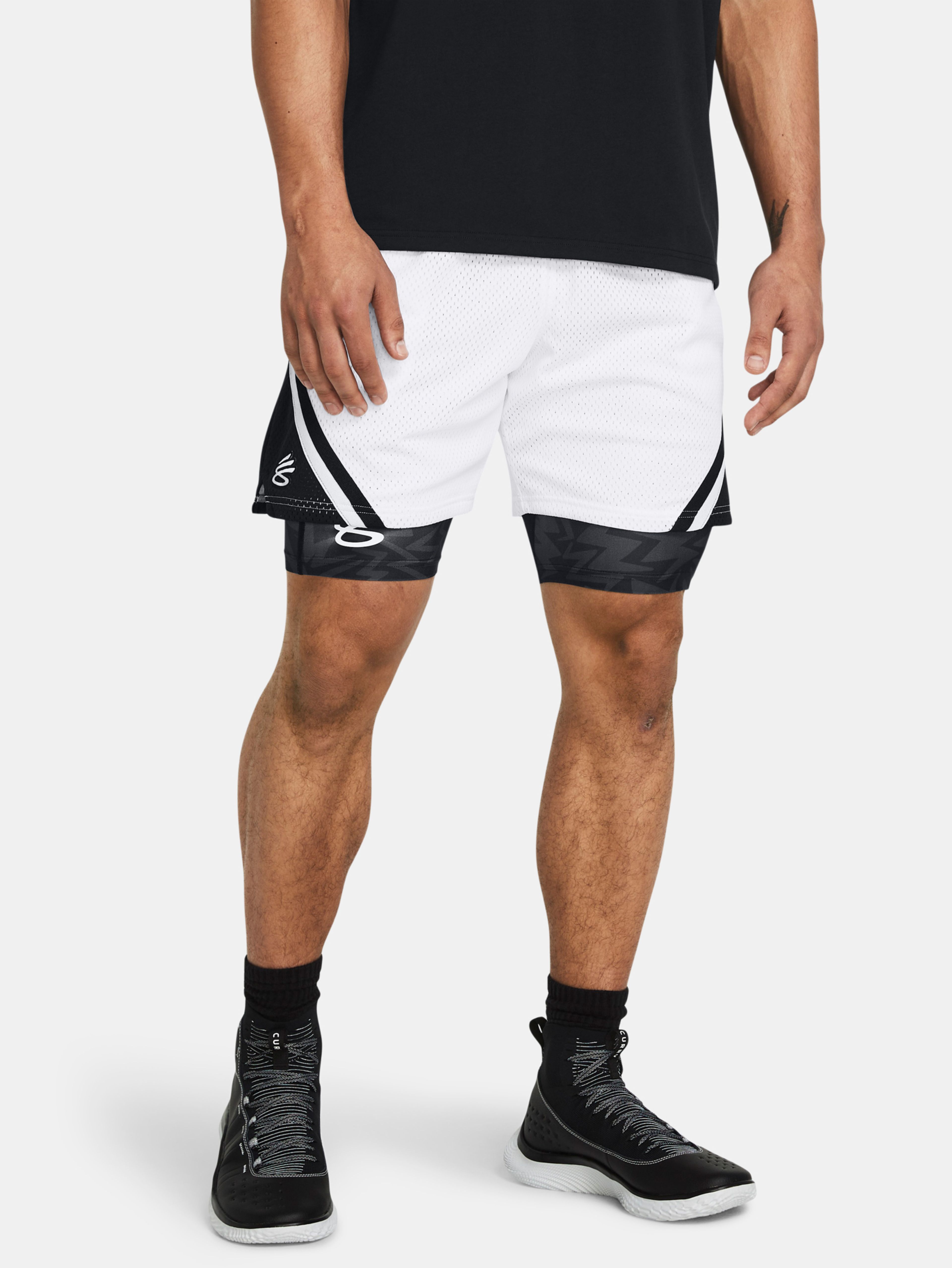 Férfi rövidnadrágok Under Armour Curry Mesh Short 4