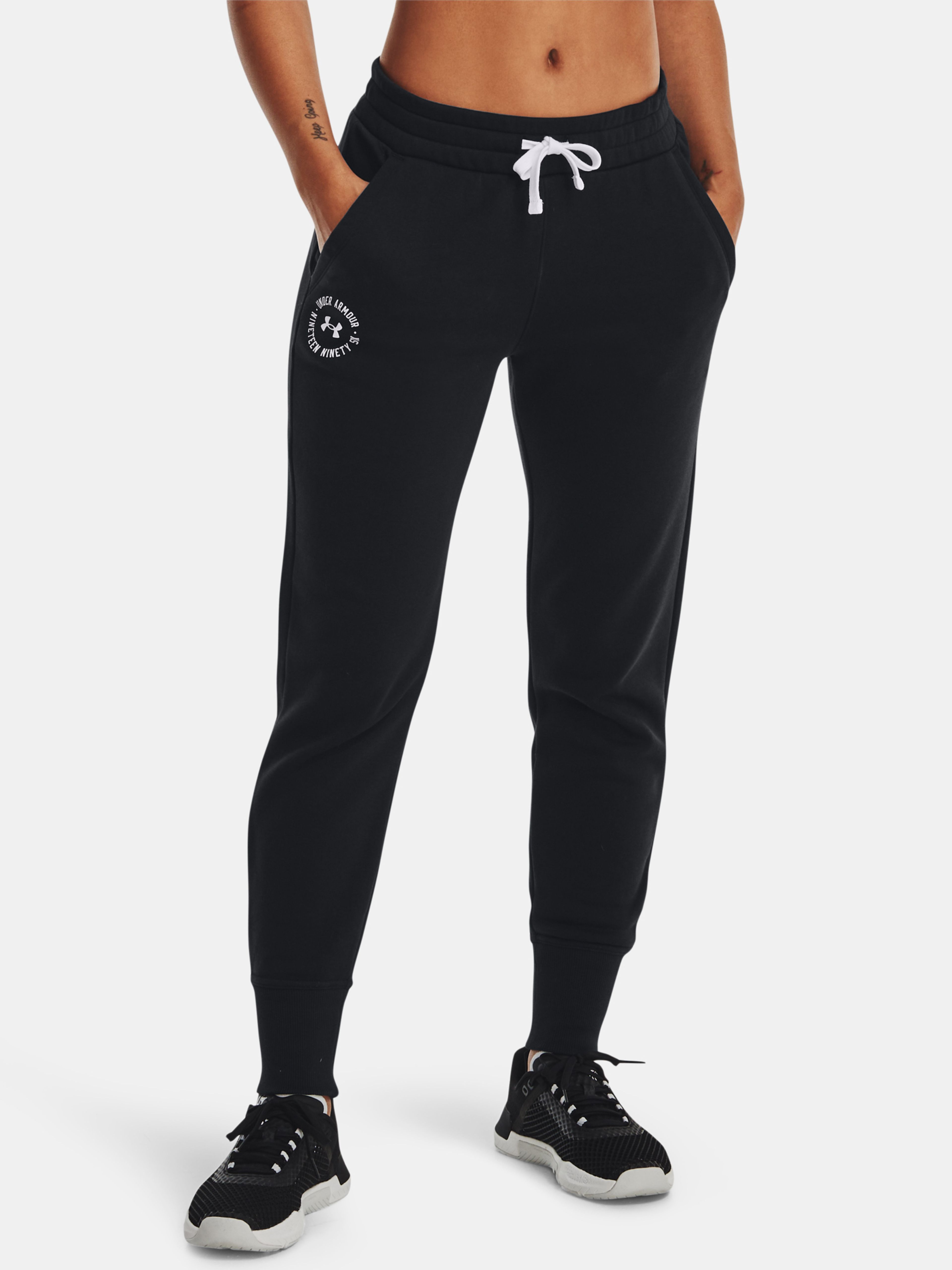 Under armour rival 2025 fleece metallic joggers