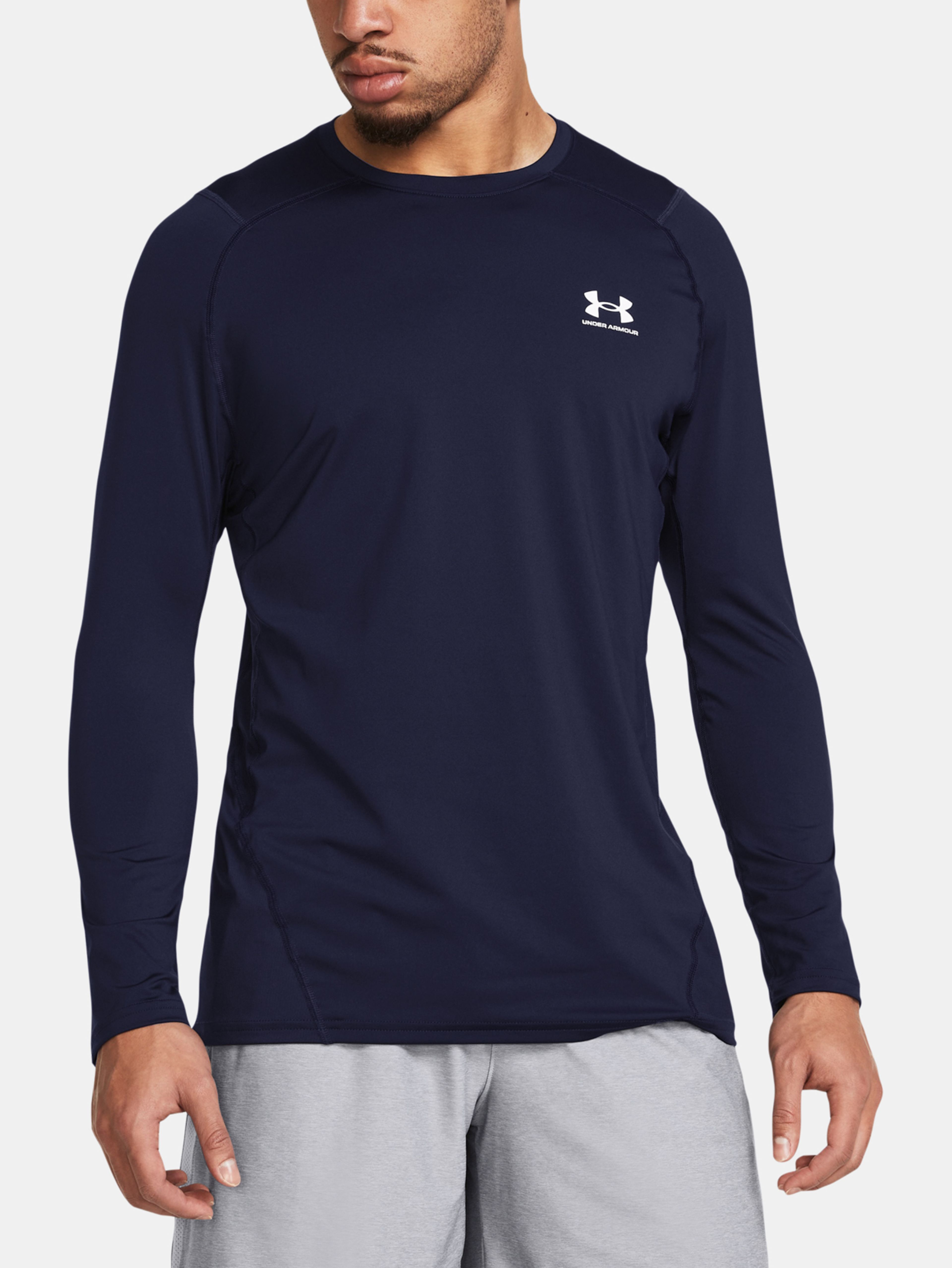 Majica Under Armour UA HG Armour Fitted LS-BLU