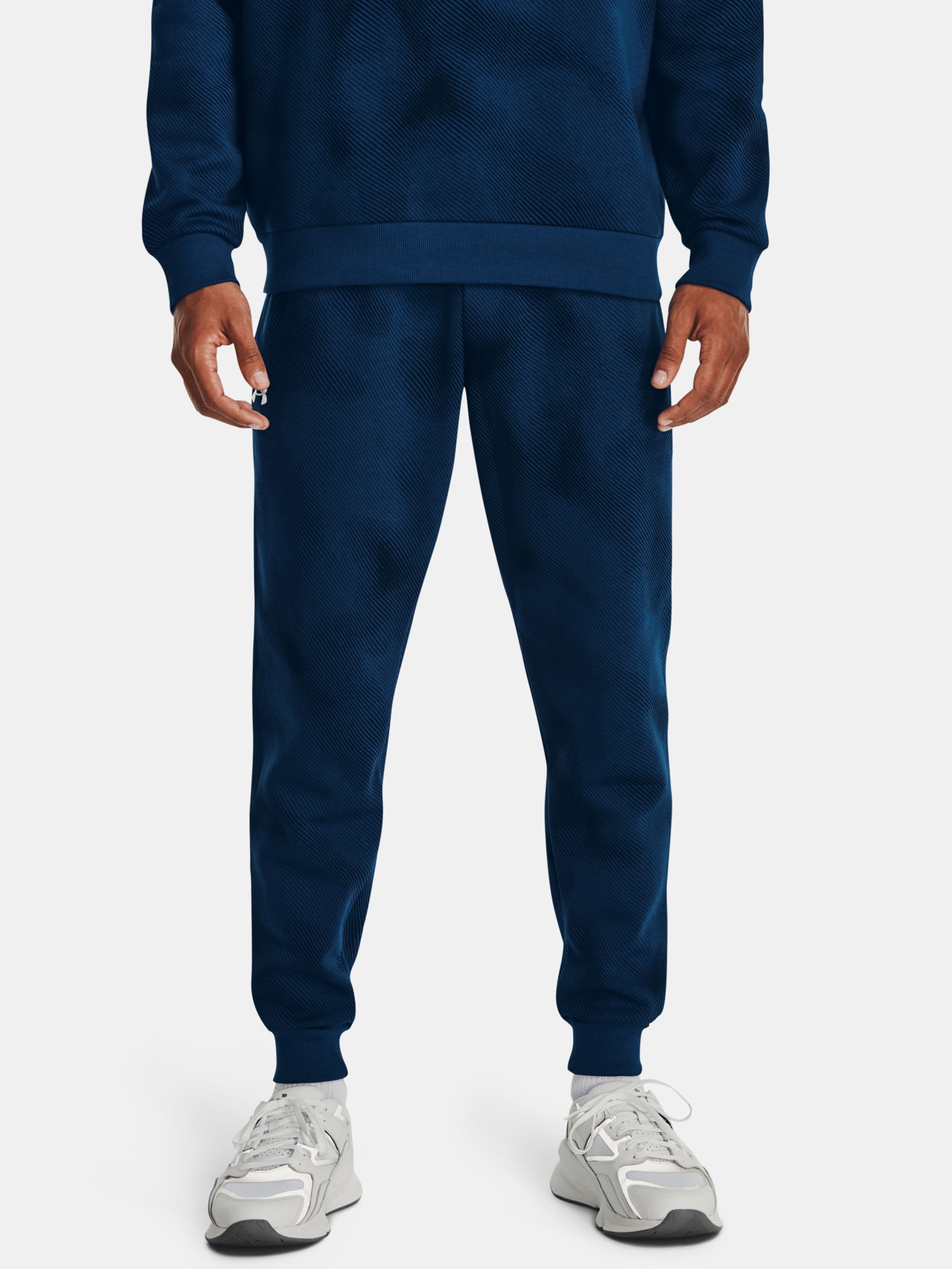 Tepláky Under Armour UA Rival Fleece Printed Jgrs-BLU