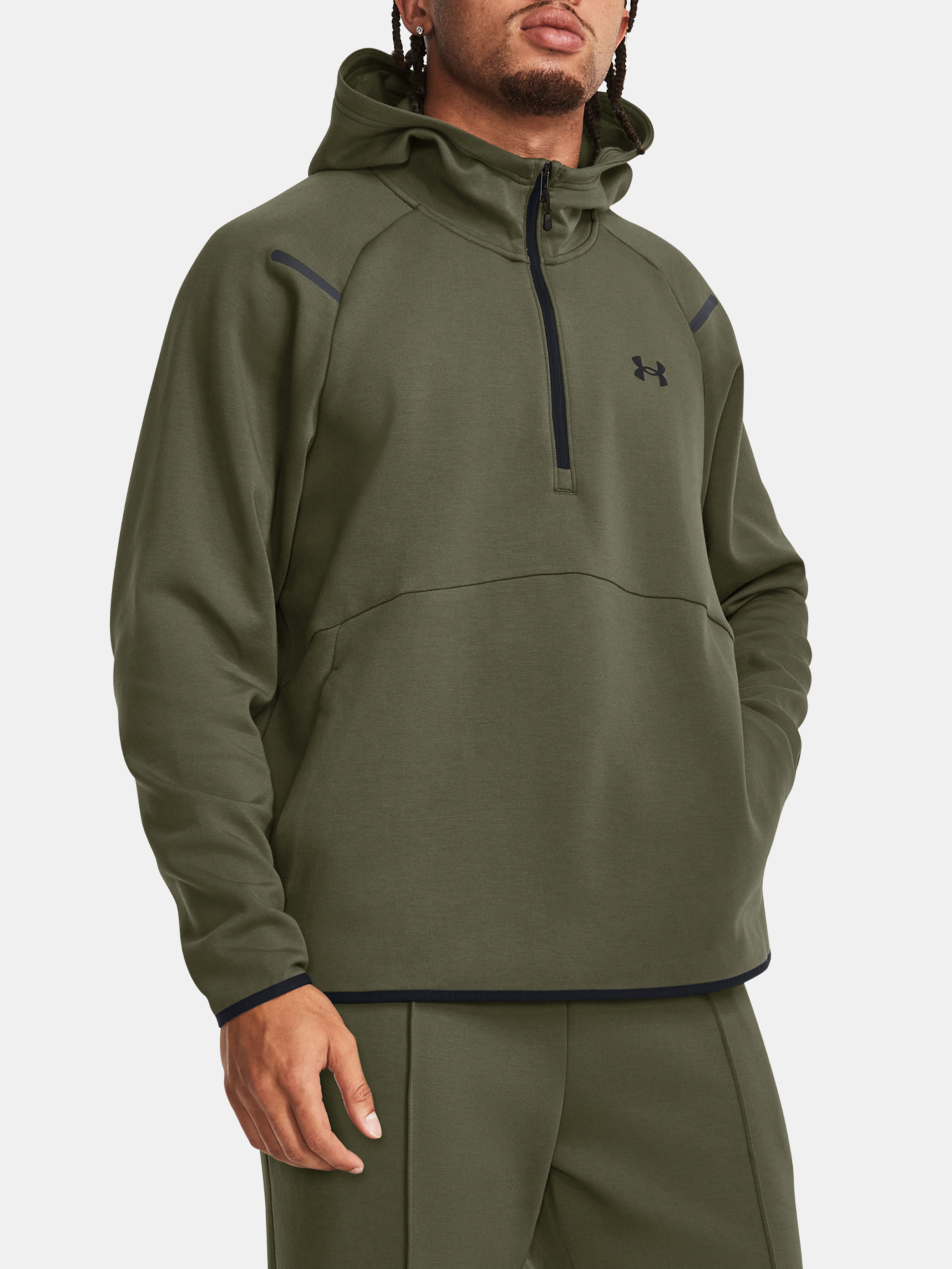 Pulover Under Armour UA Unstoppable Flc Hoodie-GRN