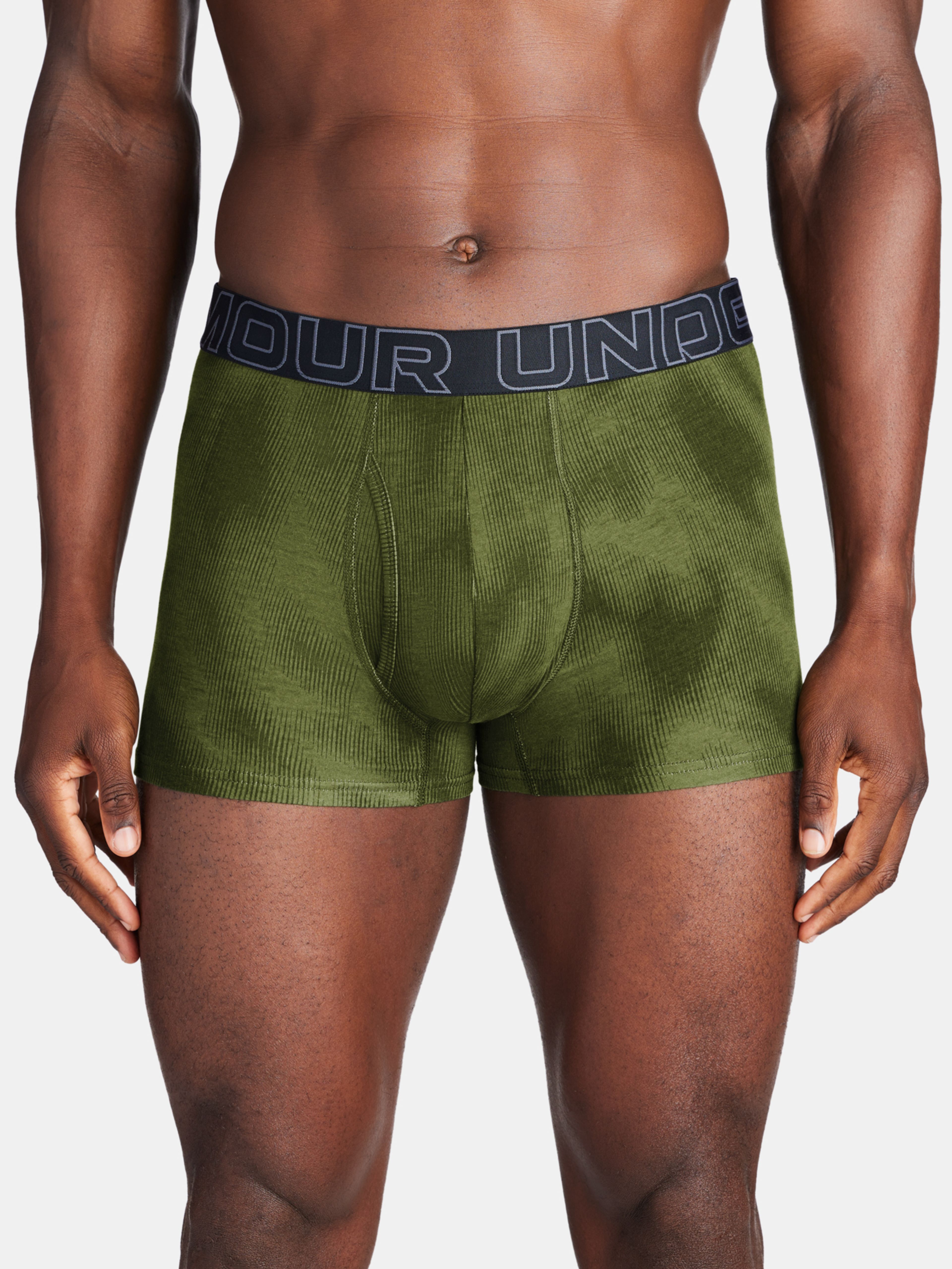 Boxerky Under Armour M UA Perf Cotton Nov 3in-GRN