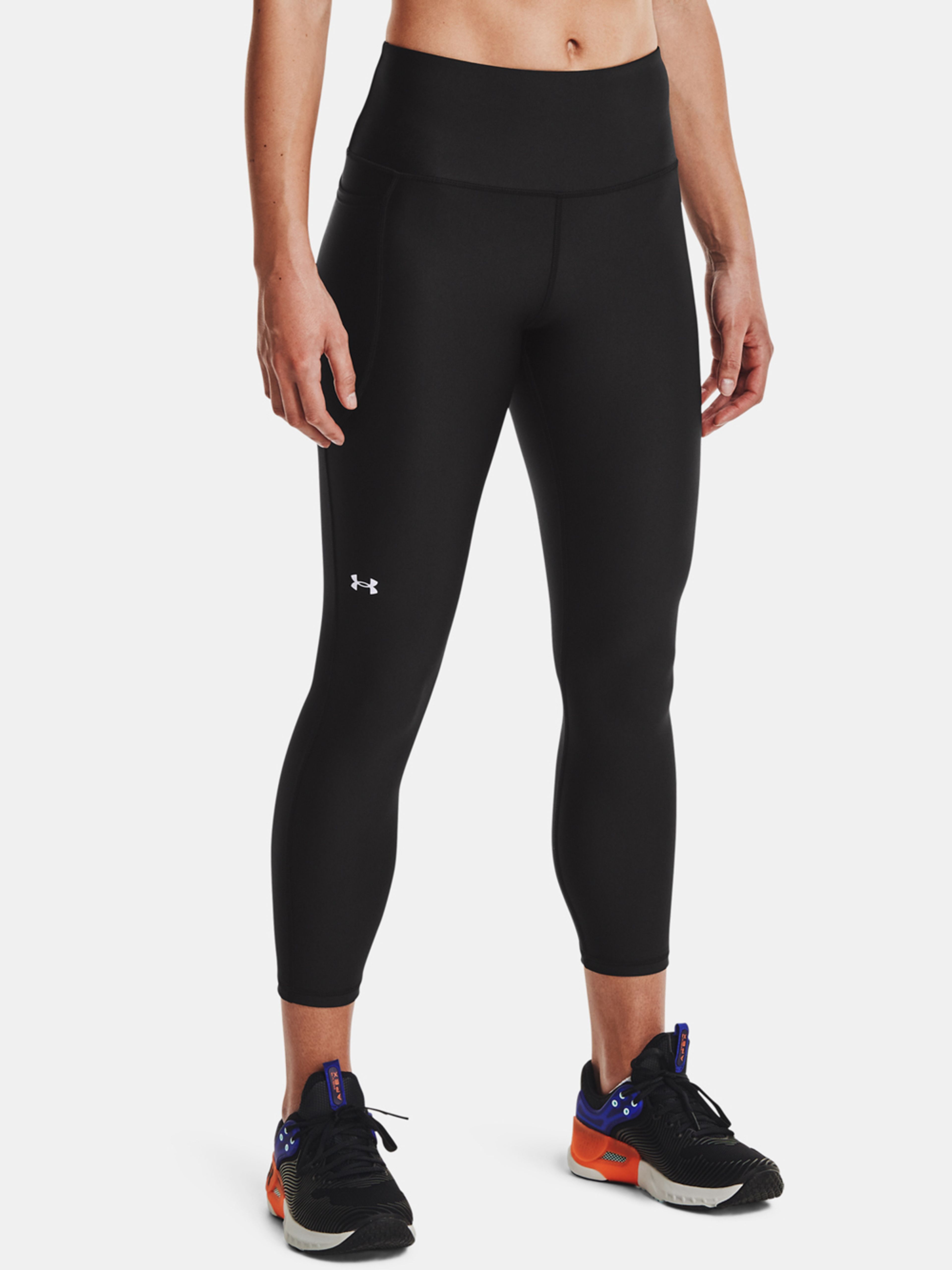 Under Armour  Dámské legíny s potiskem (tmavě šedá) 