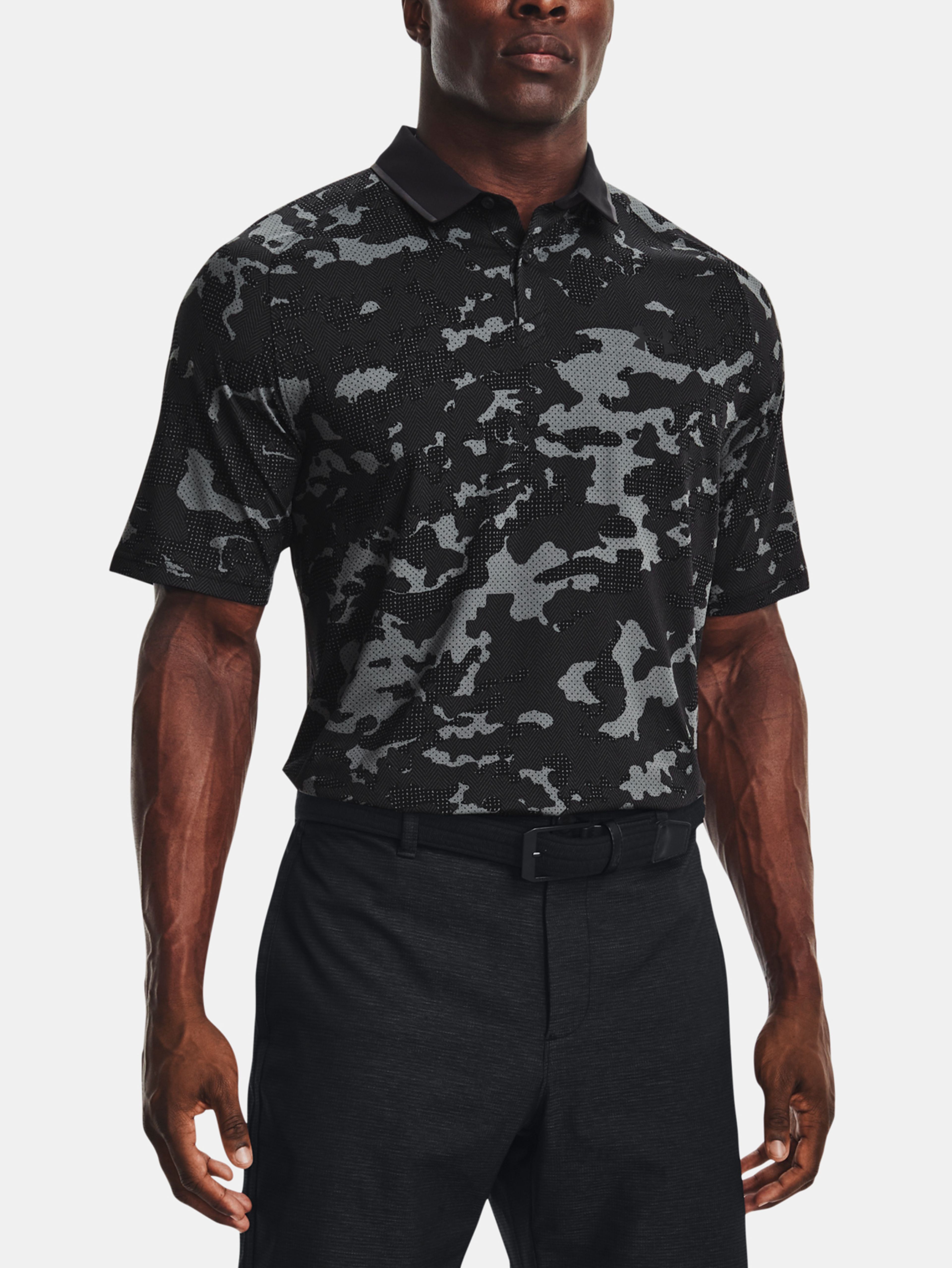 Tričko Under Armour UA Iso-Chill Charged Camo P-BLK