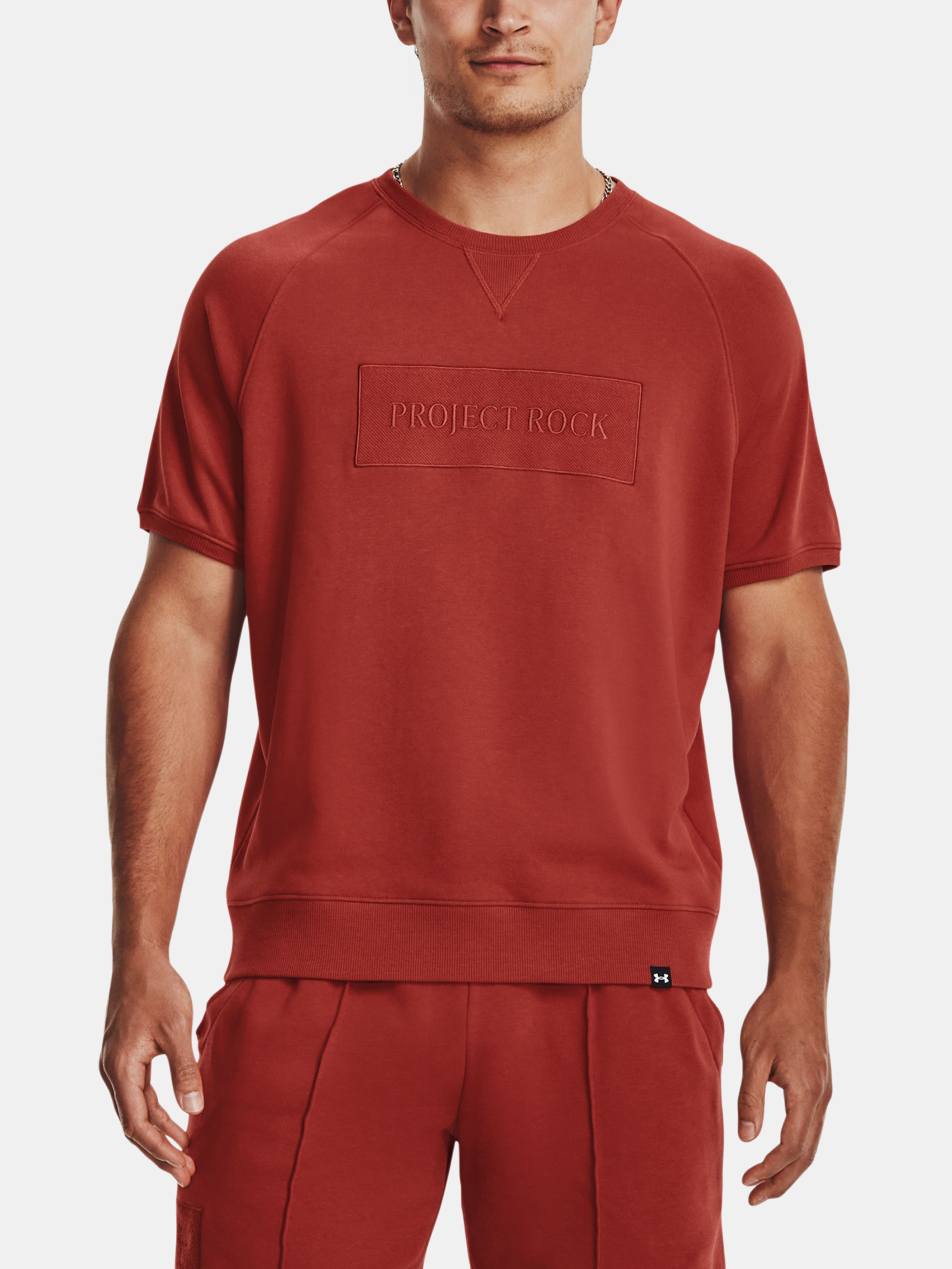 Pulover Under Armour Pjt Rock Terry Gym Top-RED
