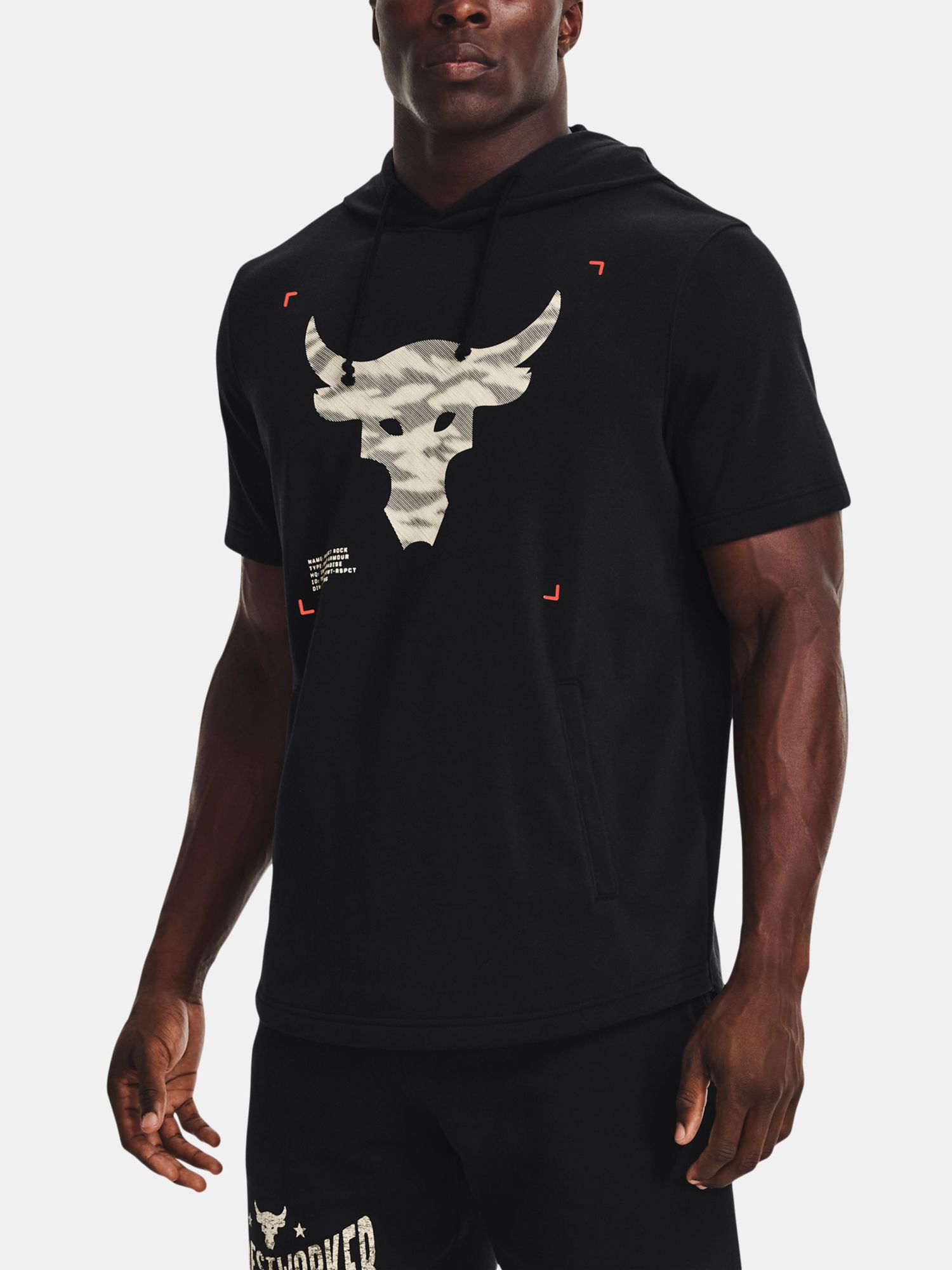 Mikina under armour project rock new arrivals terry hoodie