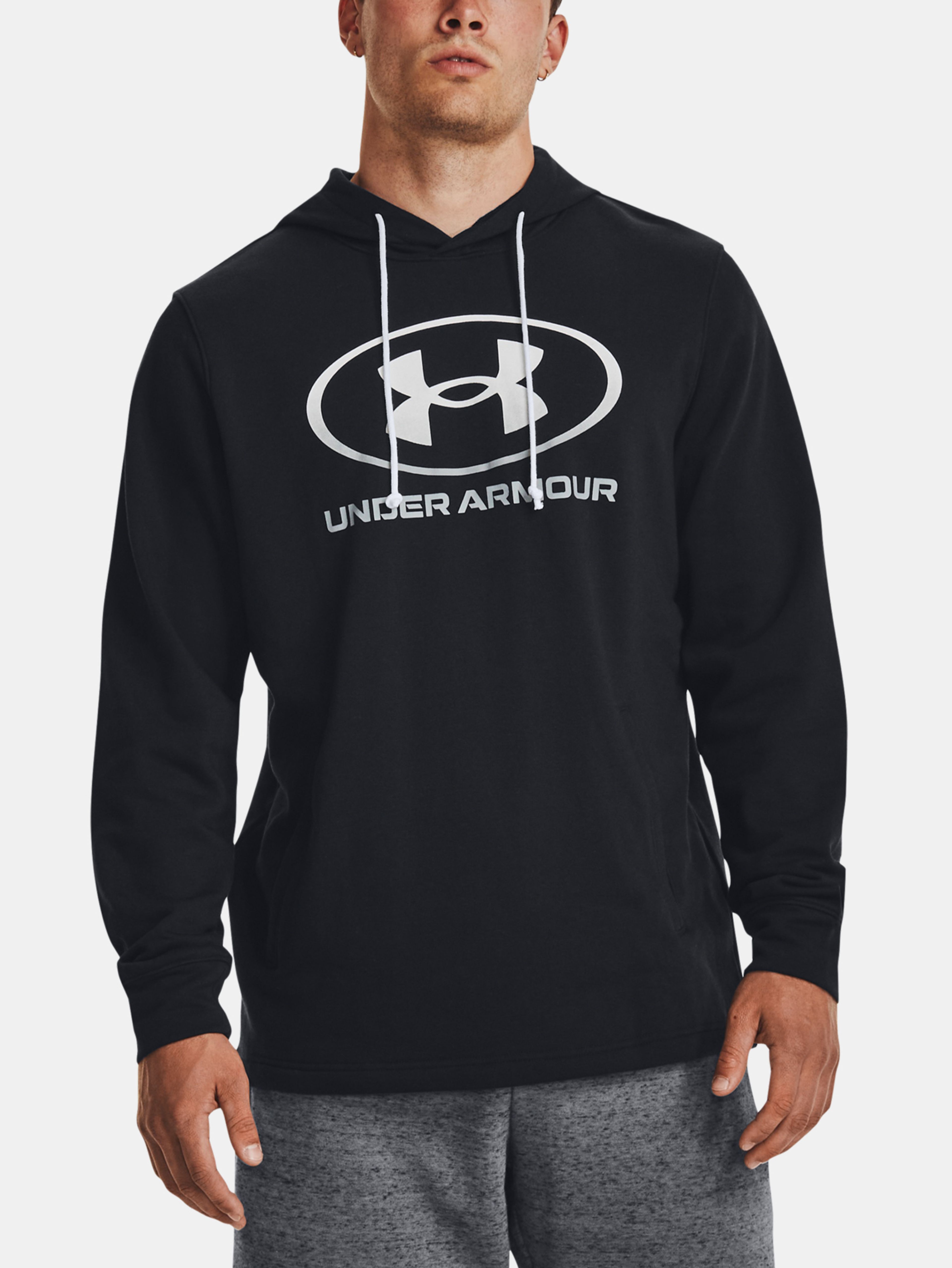Pulover Under Armour Mikina Under Armour UA Rival Terry Graphic HD-BLK