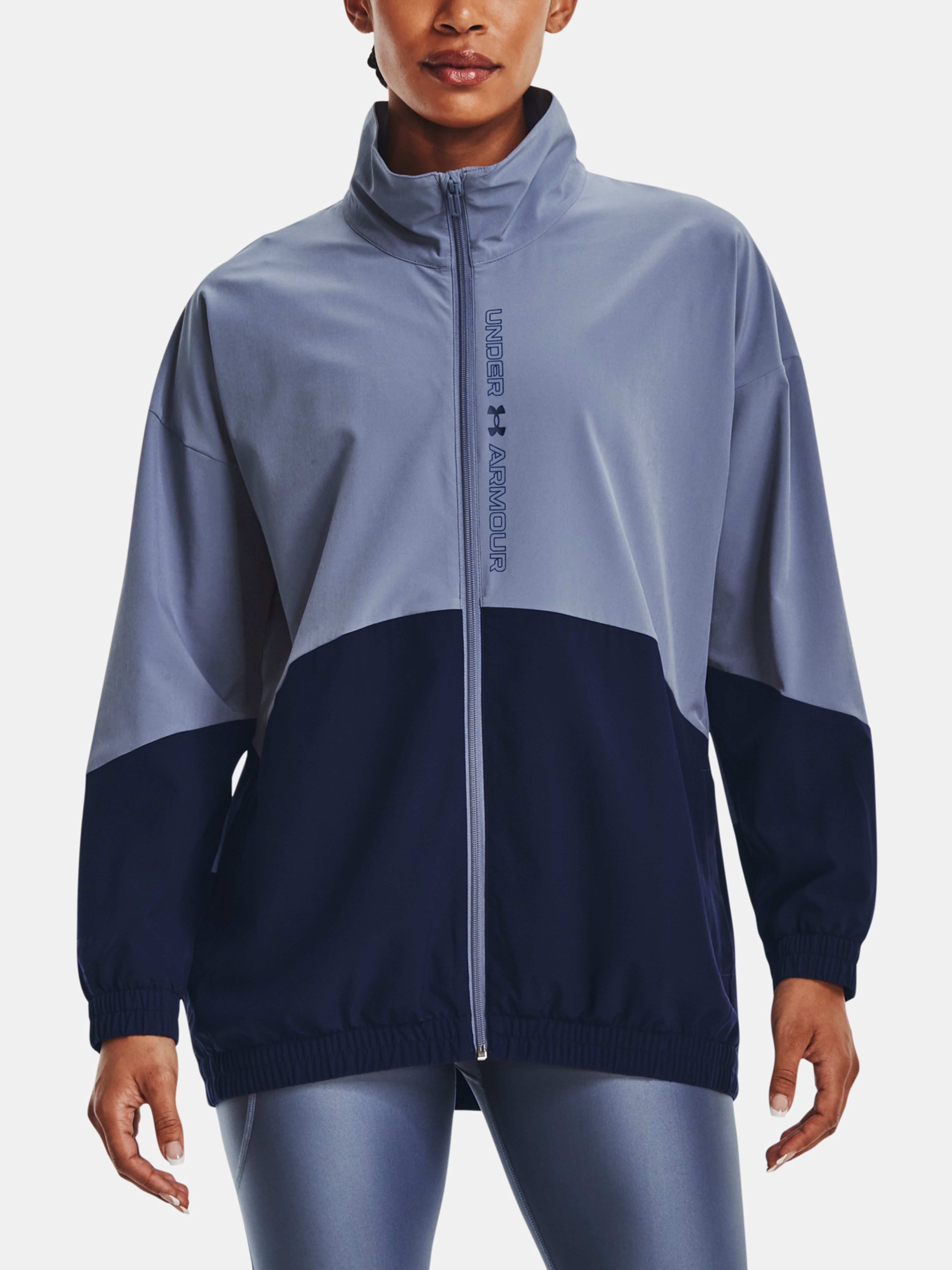  Woven FZ Jacket, white - women's jacket - UNDER ARMOUR -  49.70 € - outdoorové oblečení a vybavení shop