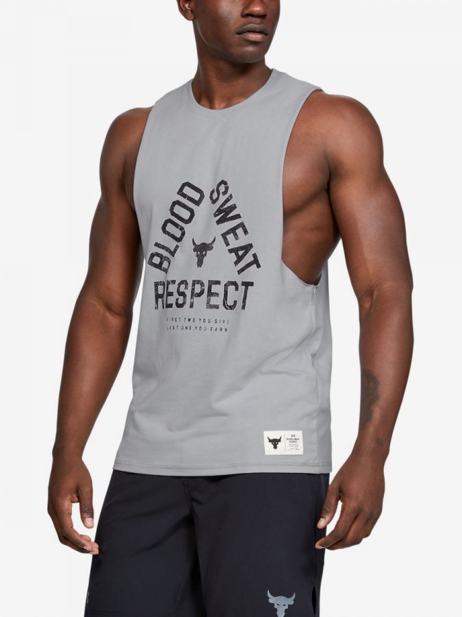 Blood sweat respect under armour tank top