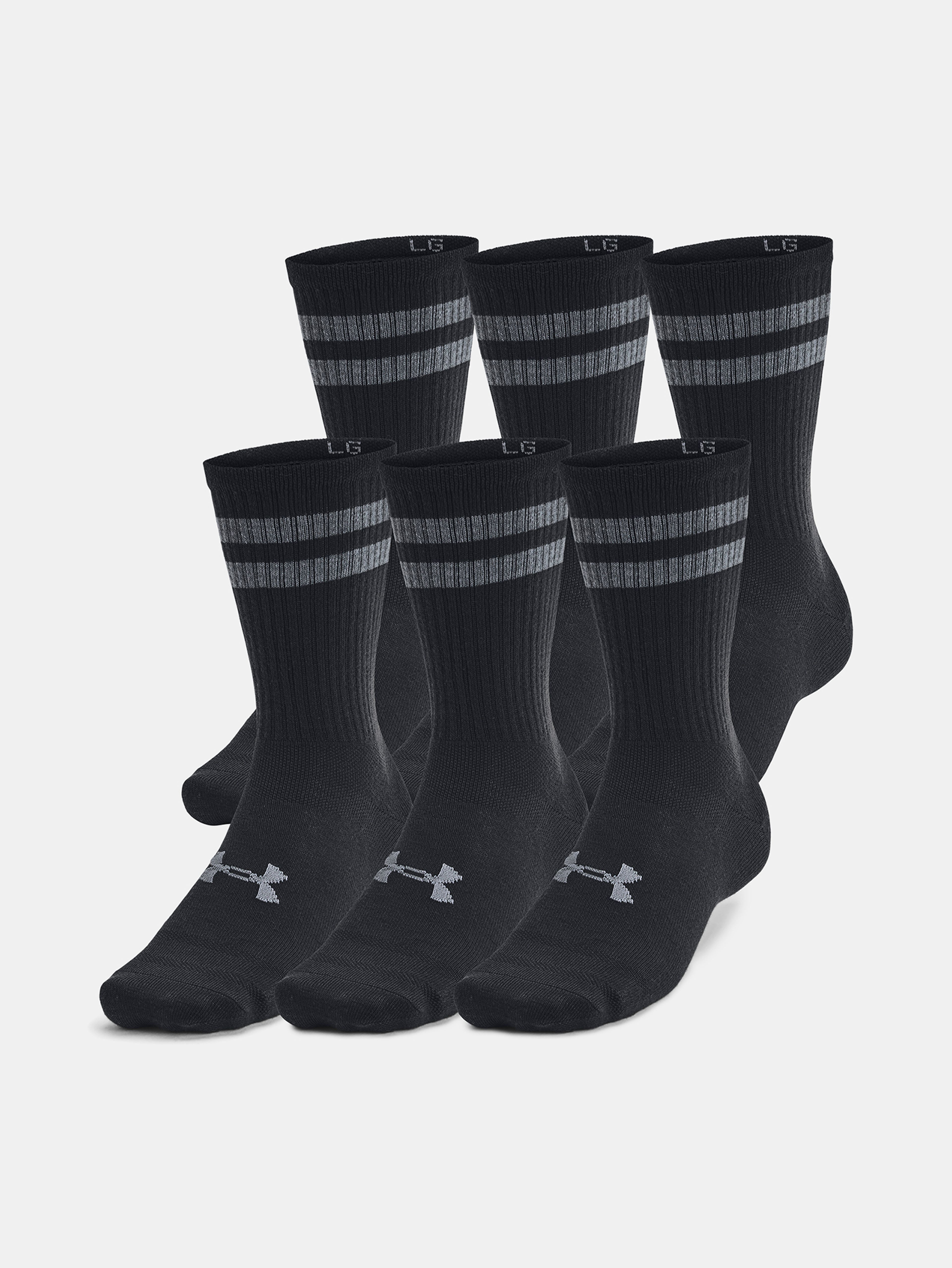 Unisex ponožky Under Armour UA Essential 6pk Crew