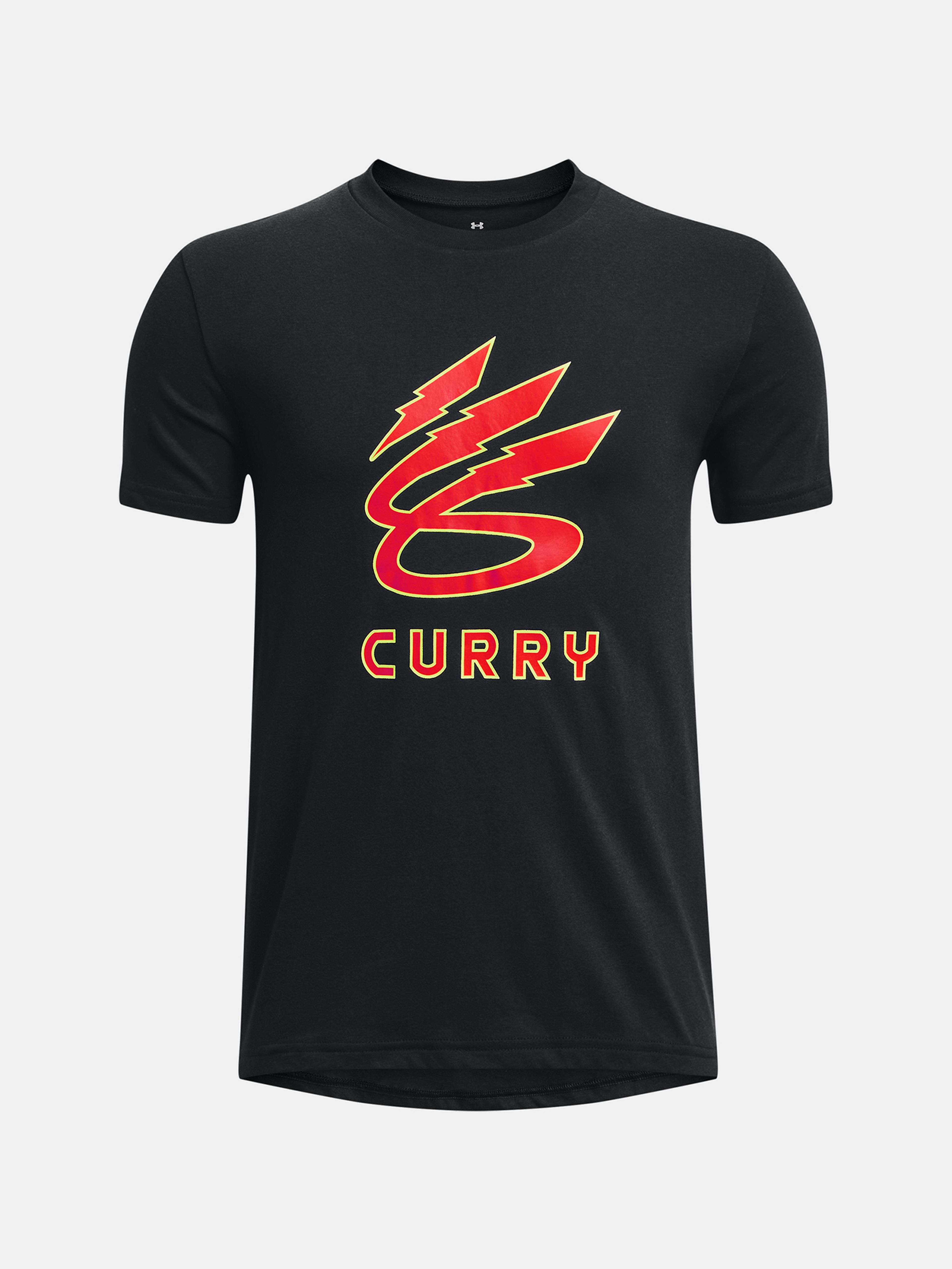 Tričko Under Armour UA CURRY LIGHTNING LOGO SS-BLK