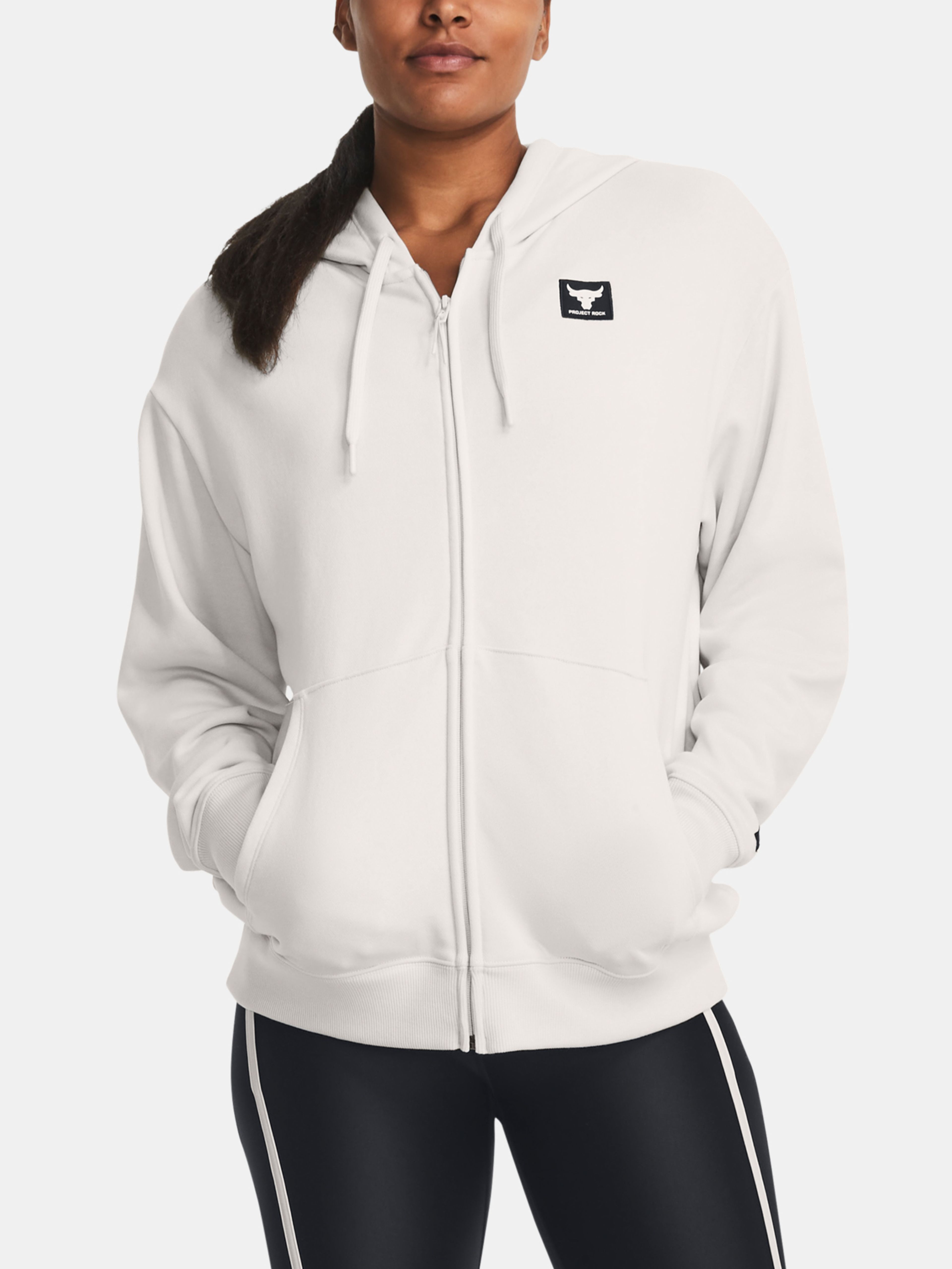 Pulover Under Armour Pjt Rck HW Terry FZ OS-GRN