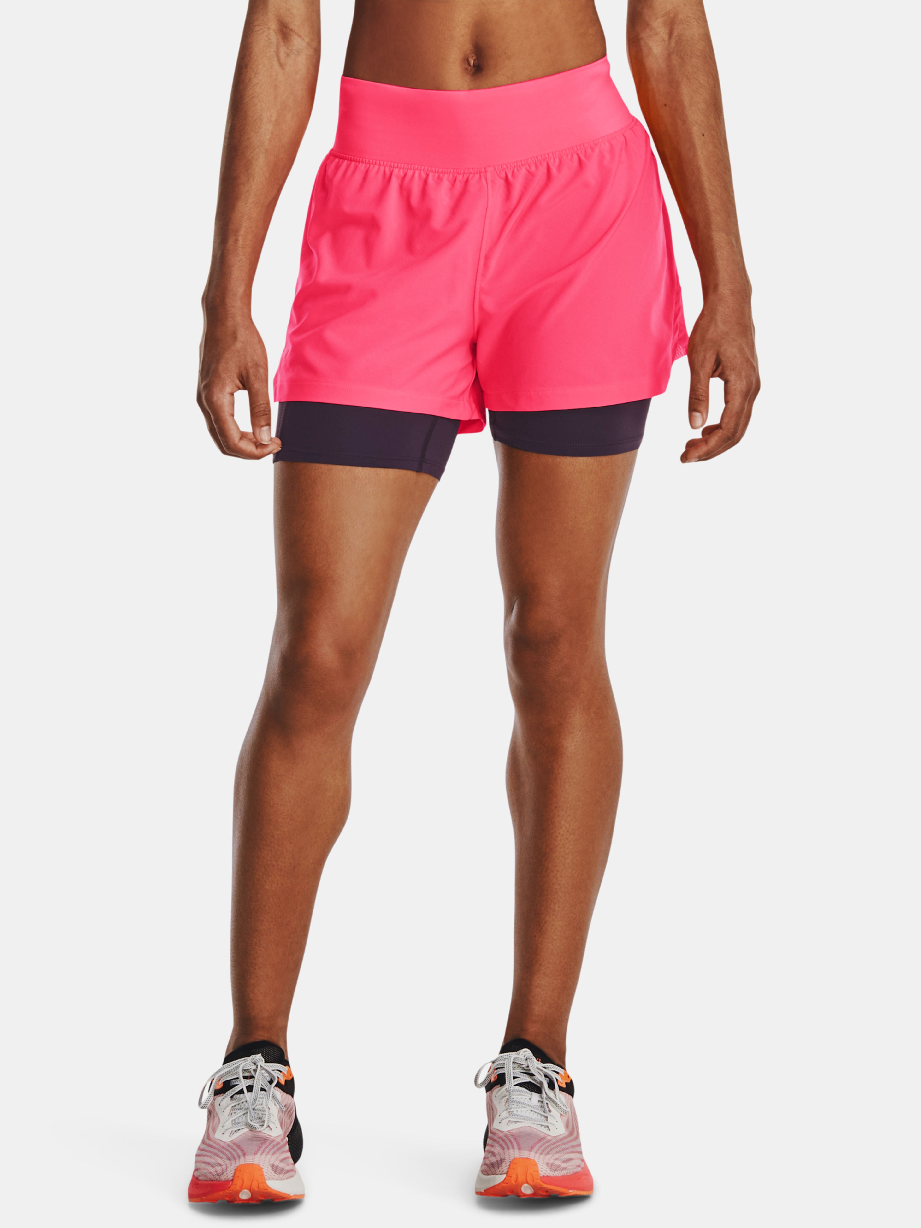  UA RUN STAMINA 2IN1 SHORT-BLK - women's running shorts -  UNDER ARMOUR - 44.49 € - outdoorové oblečení a vybavení shop