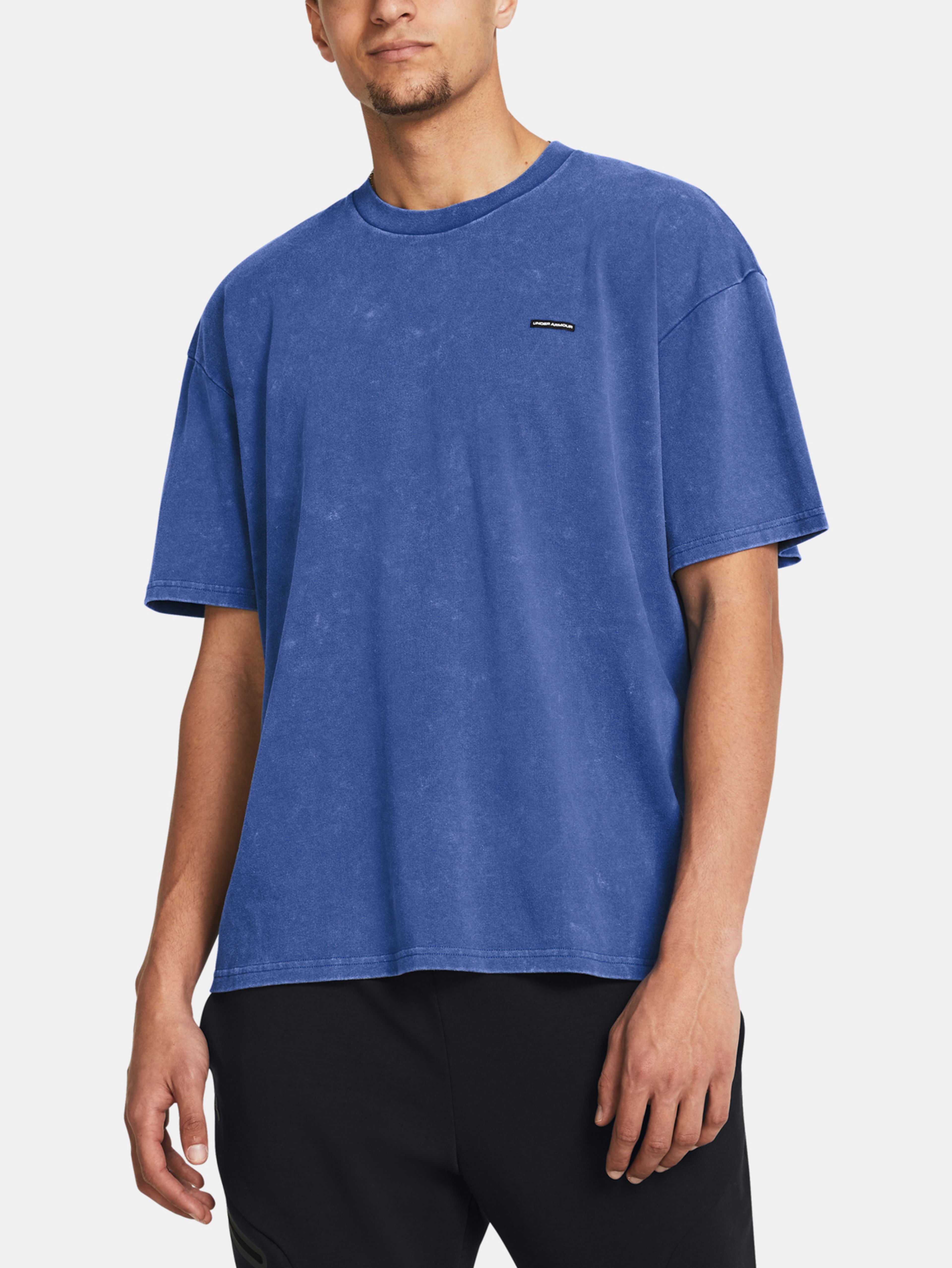 Férfi póló Under Armour UA M HW OS LOGO WASH SS