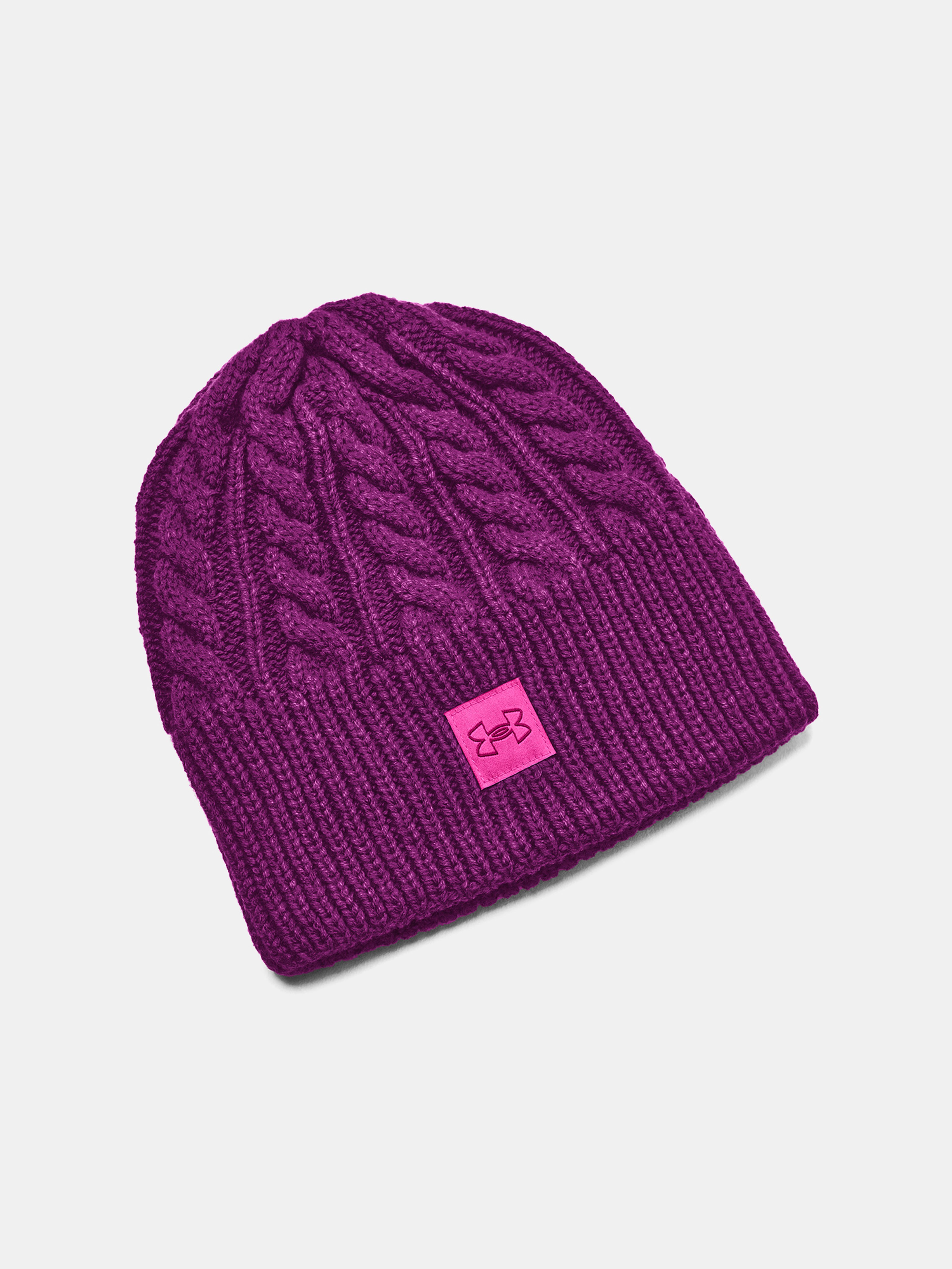 Kapa Under Armour Halftime Cable Knit Beanie-PPL
