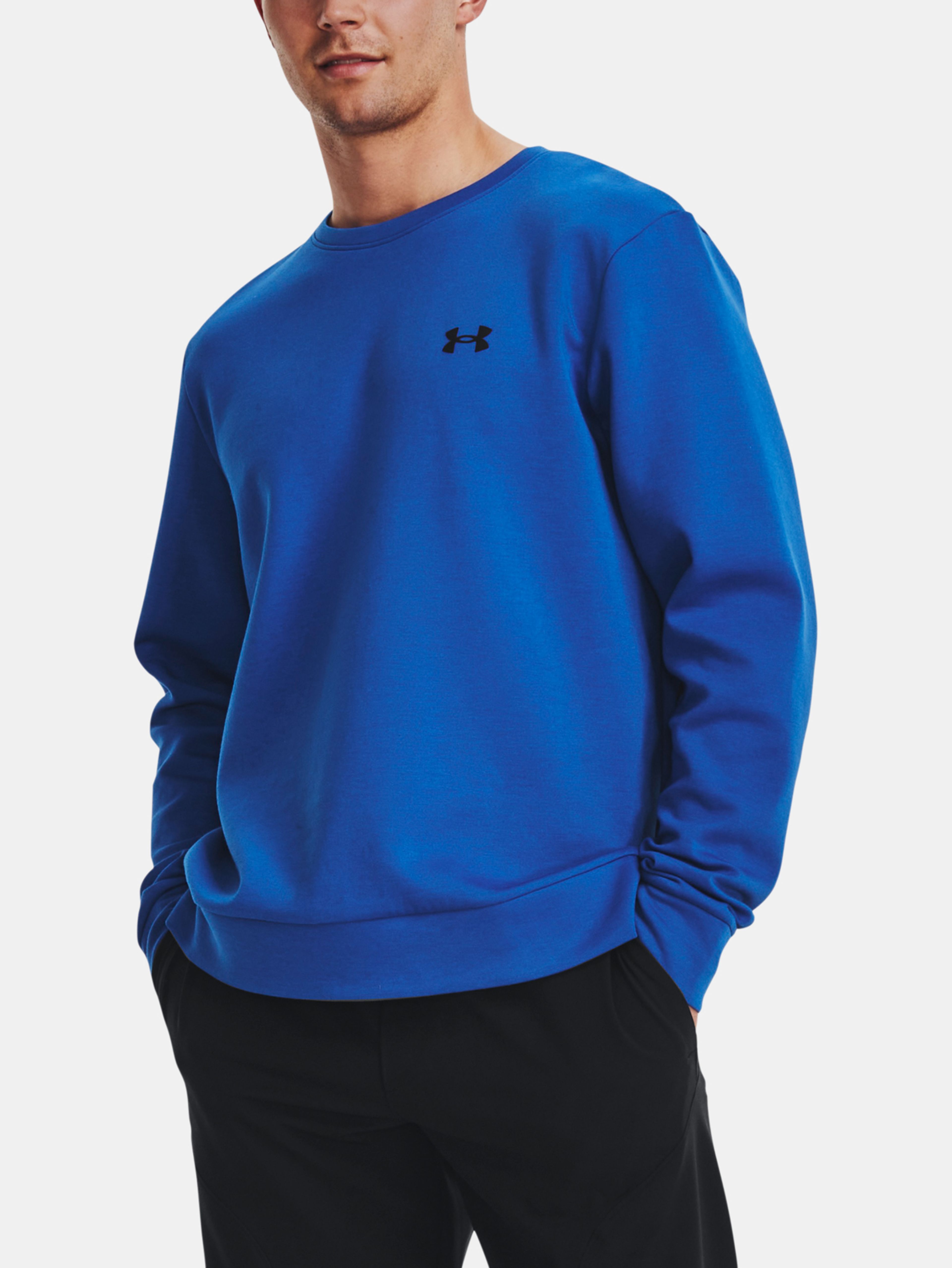 Pulover Under Armour UA Unstoppable Flc Crew-BLU