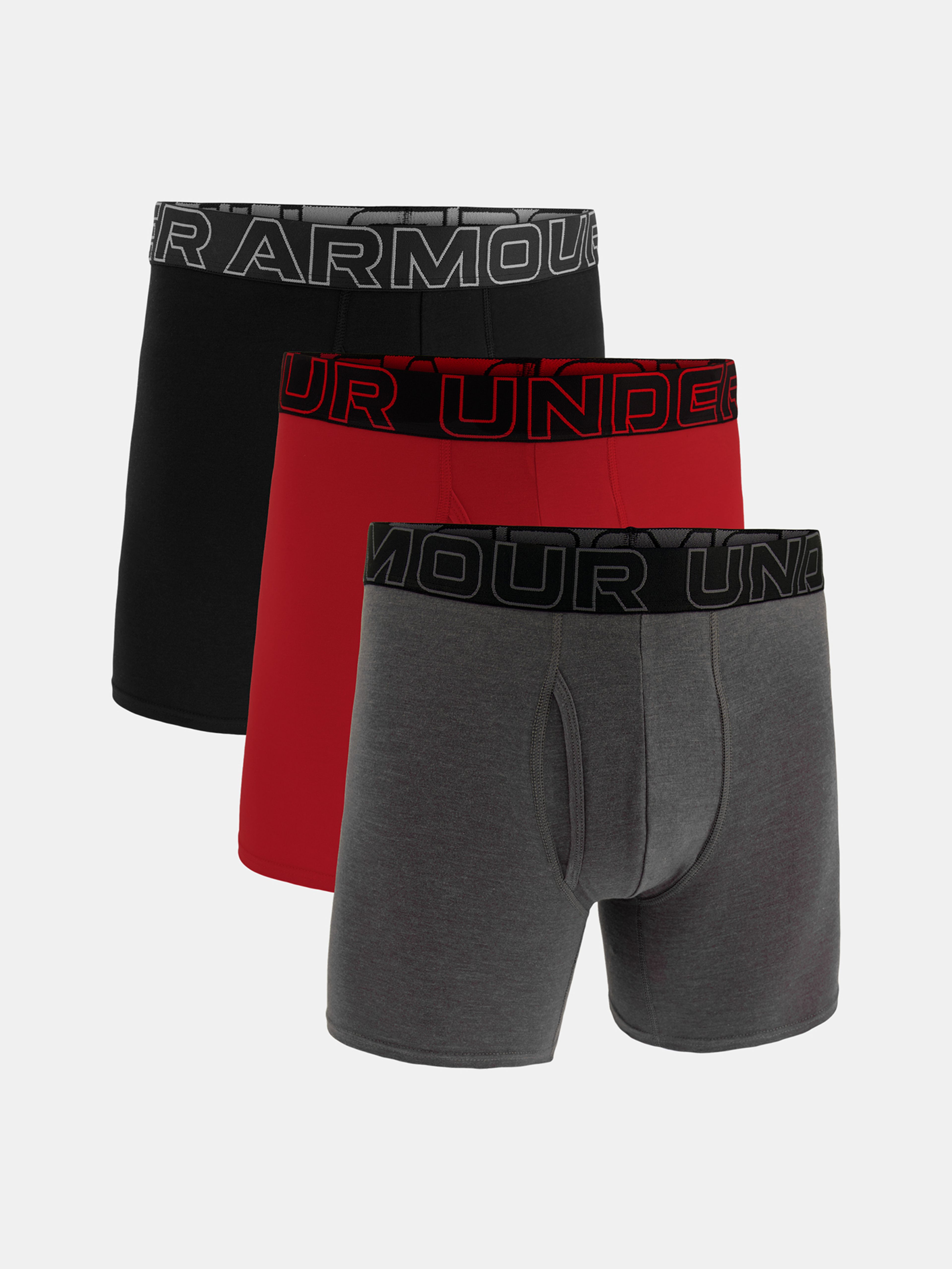 Boxerky Under Armour M UA Perf Cotton 6in-GRY