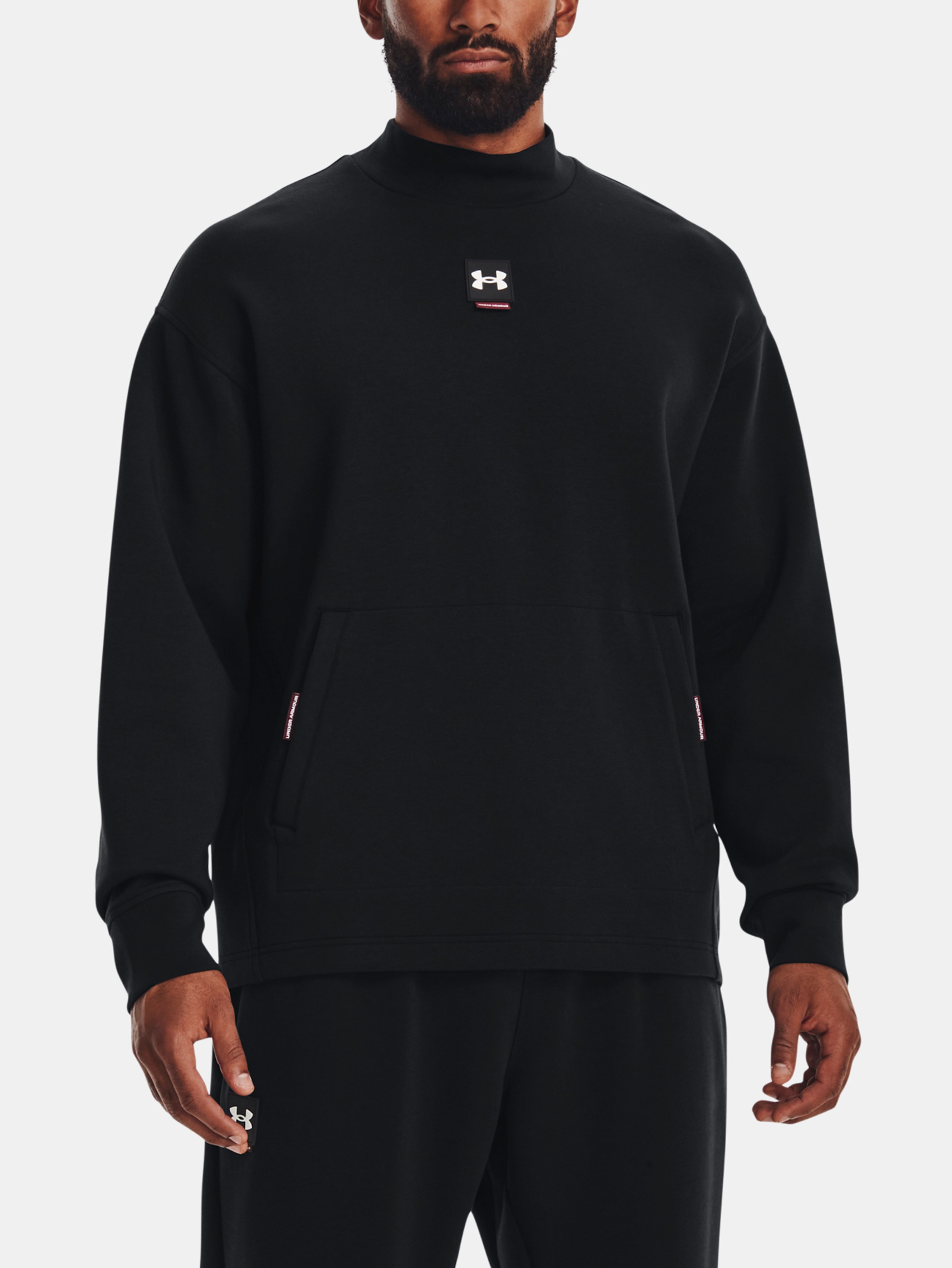 Pulover Under Armour UA Summit Knit Mock-BLK