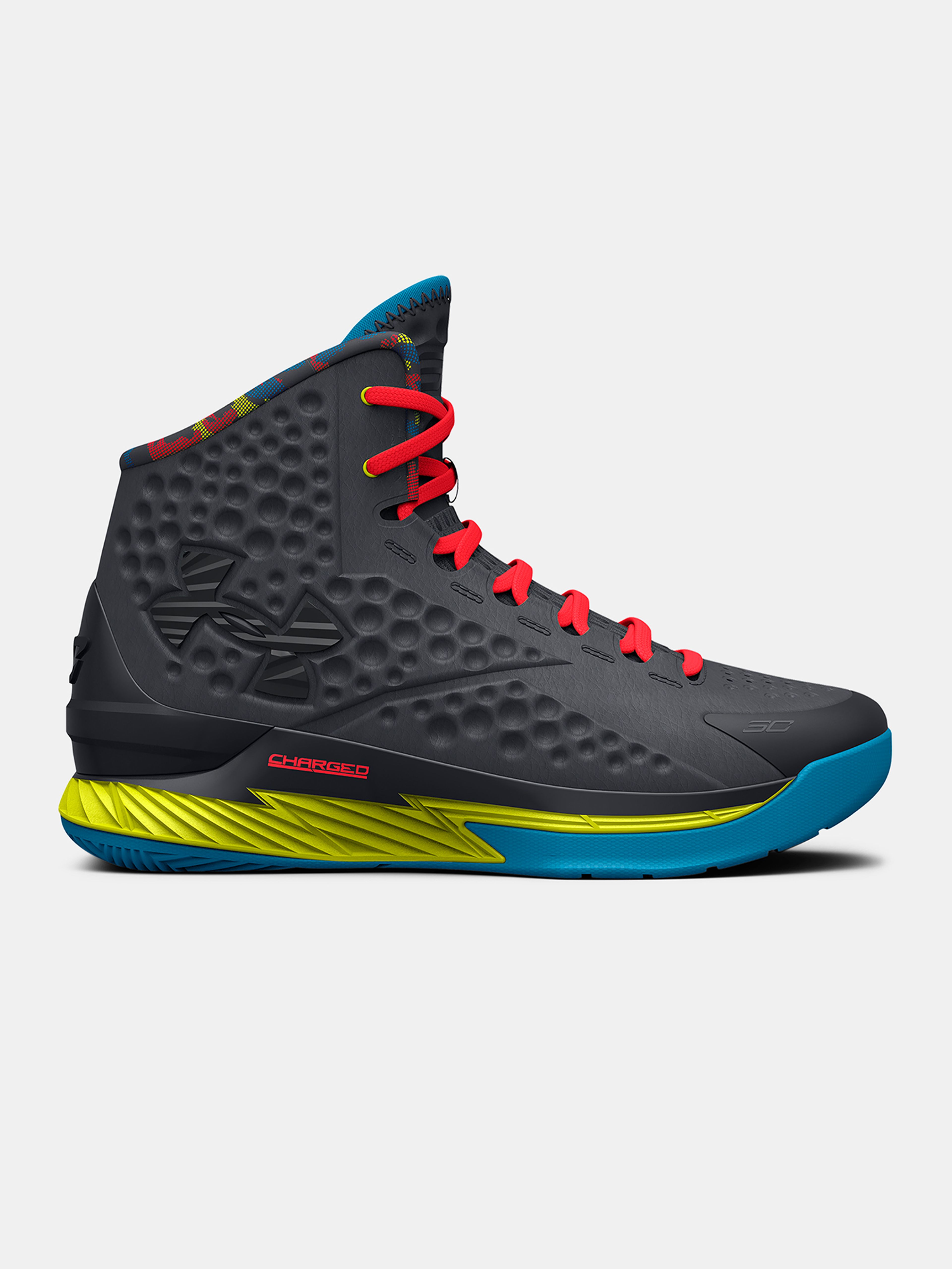 Topánky Under Armour GS CURRY 1 PRNT-GRY