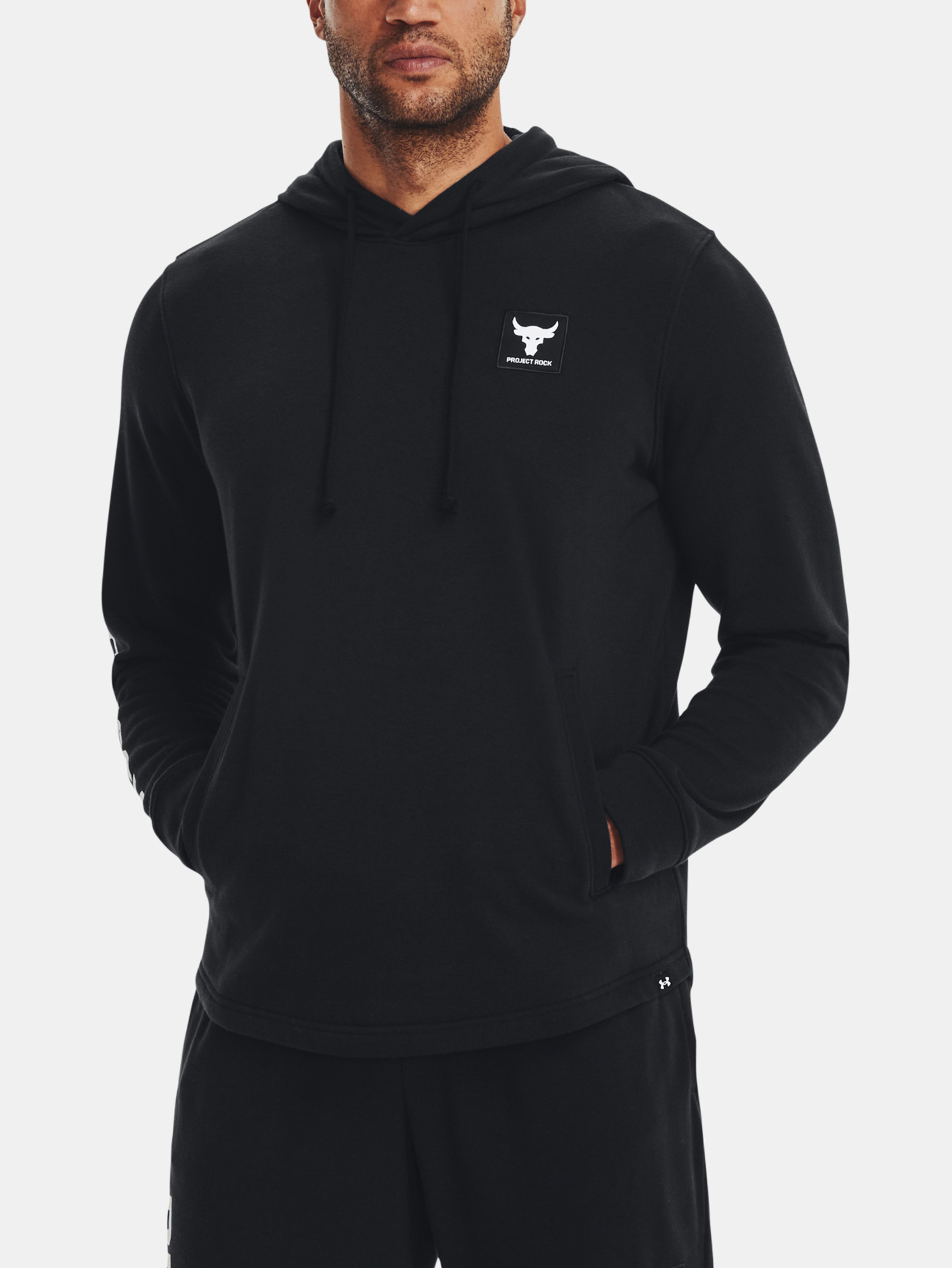 Pulover Under Armour Pjt Rock Terry Hoodie-BLK