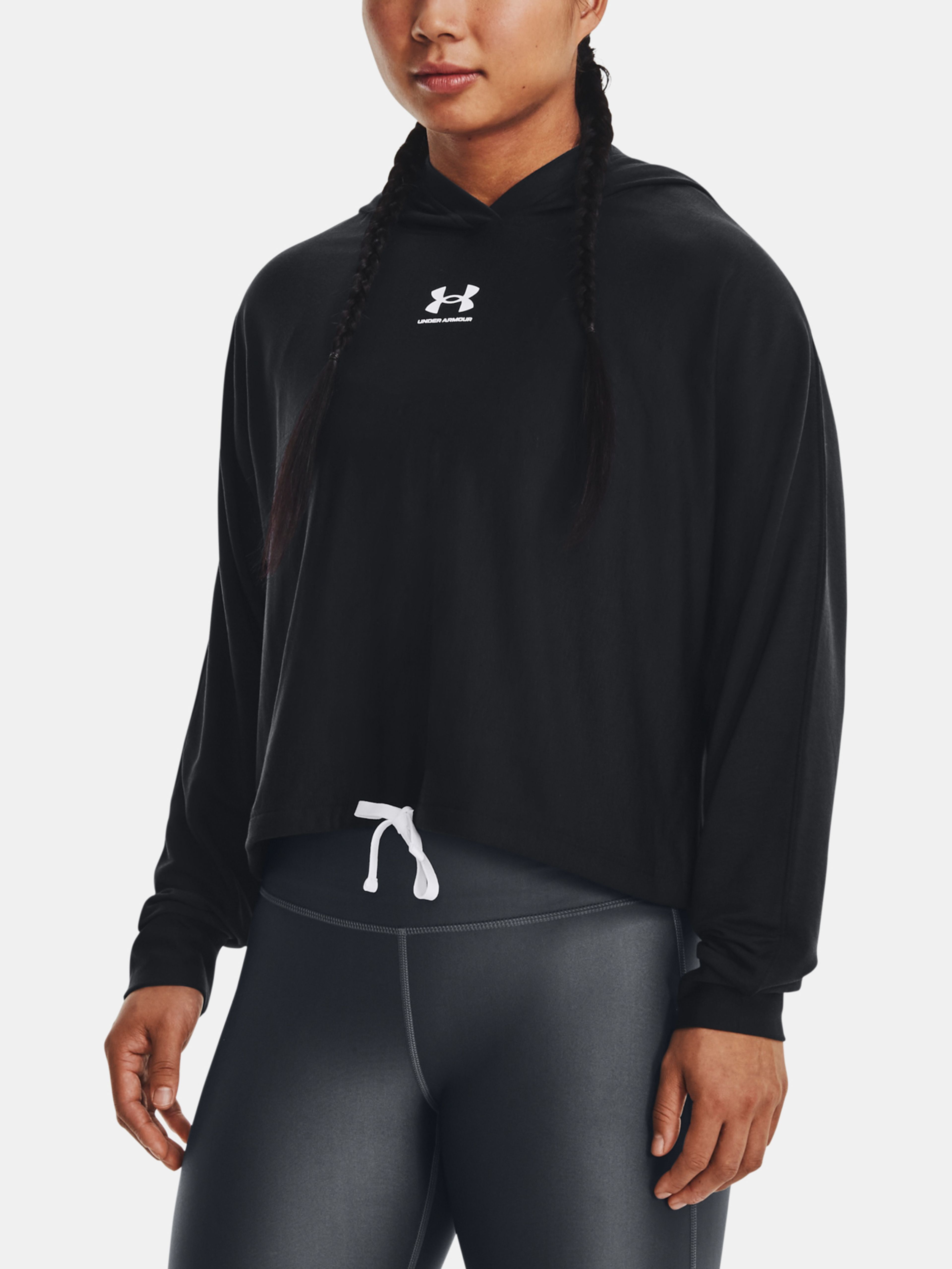 Pulover Under Armour UA Rival Terry Oversized HD-BLK