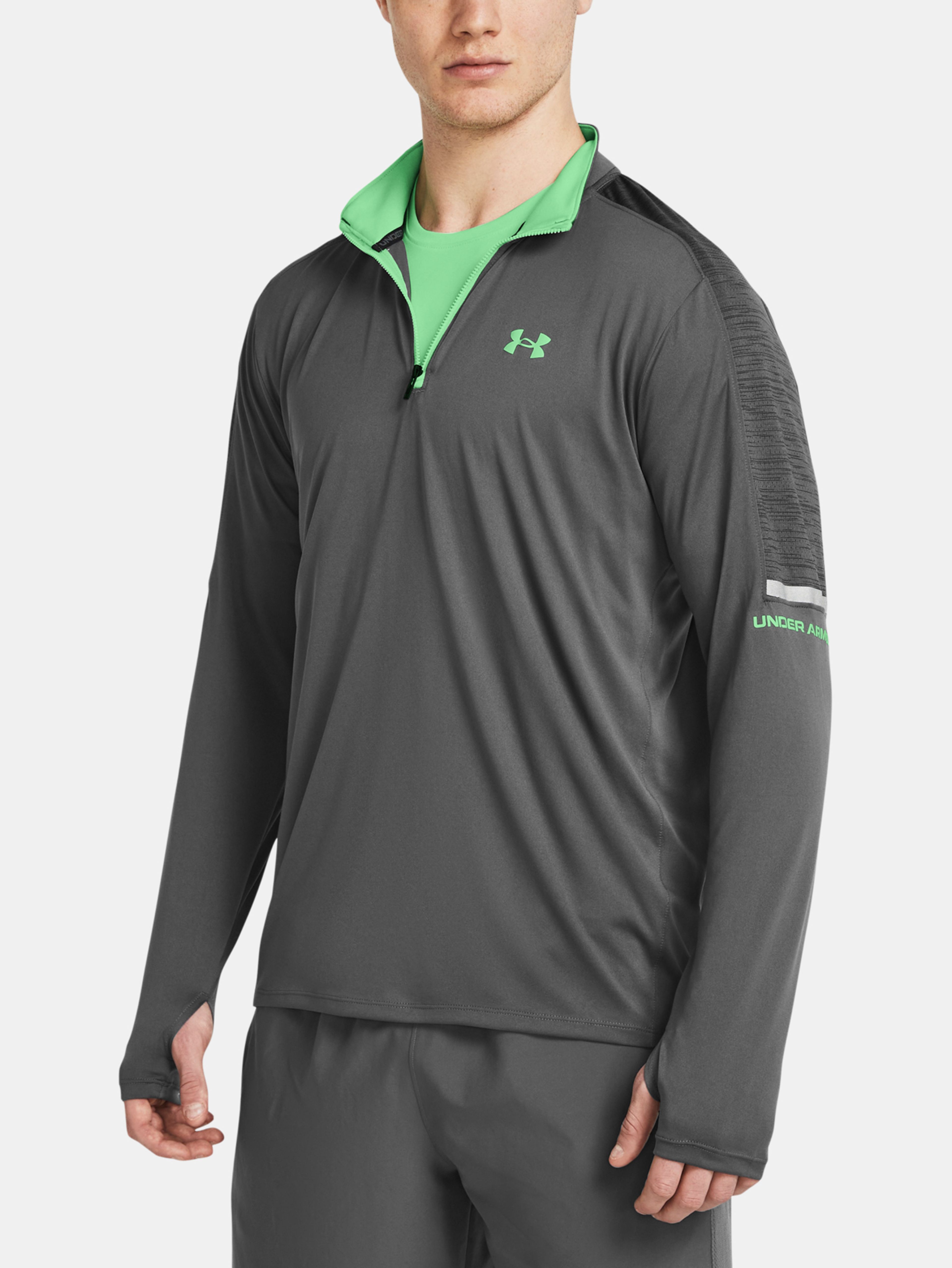 Pulover Under Armour UA Tech Utility 1/4 Zip-GRY
