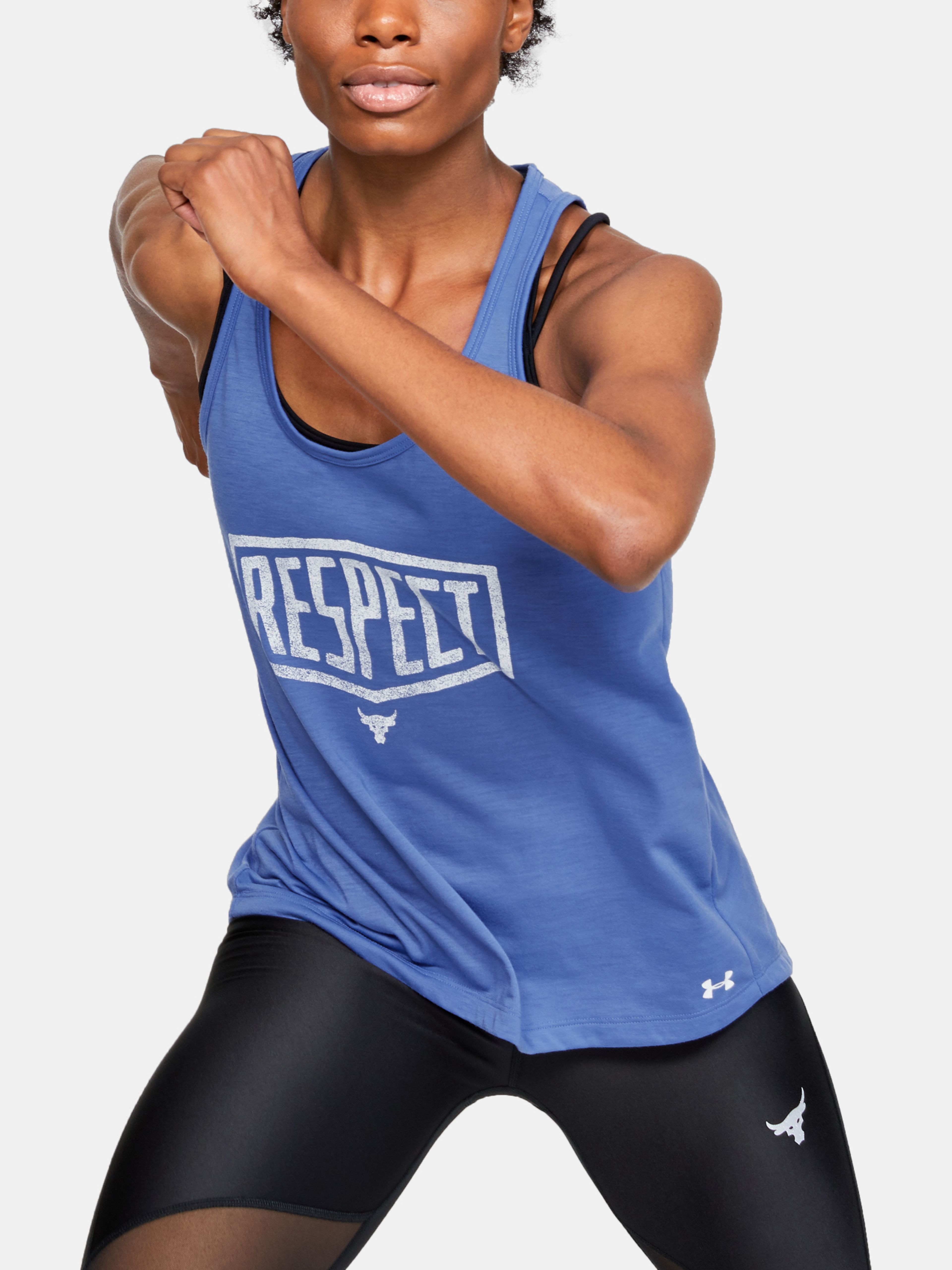 Under armour store tie back tank