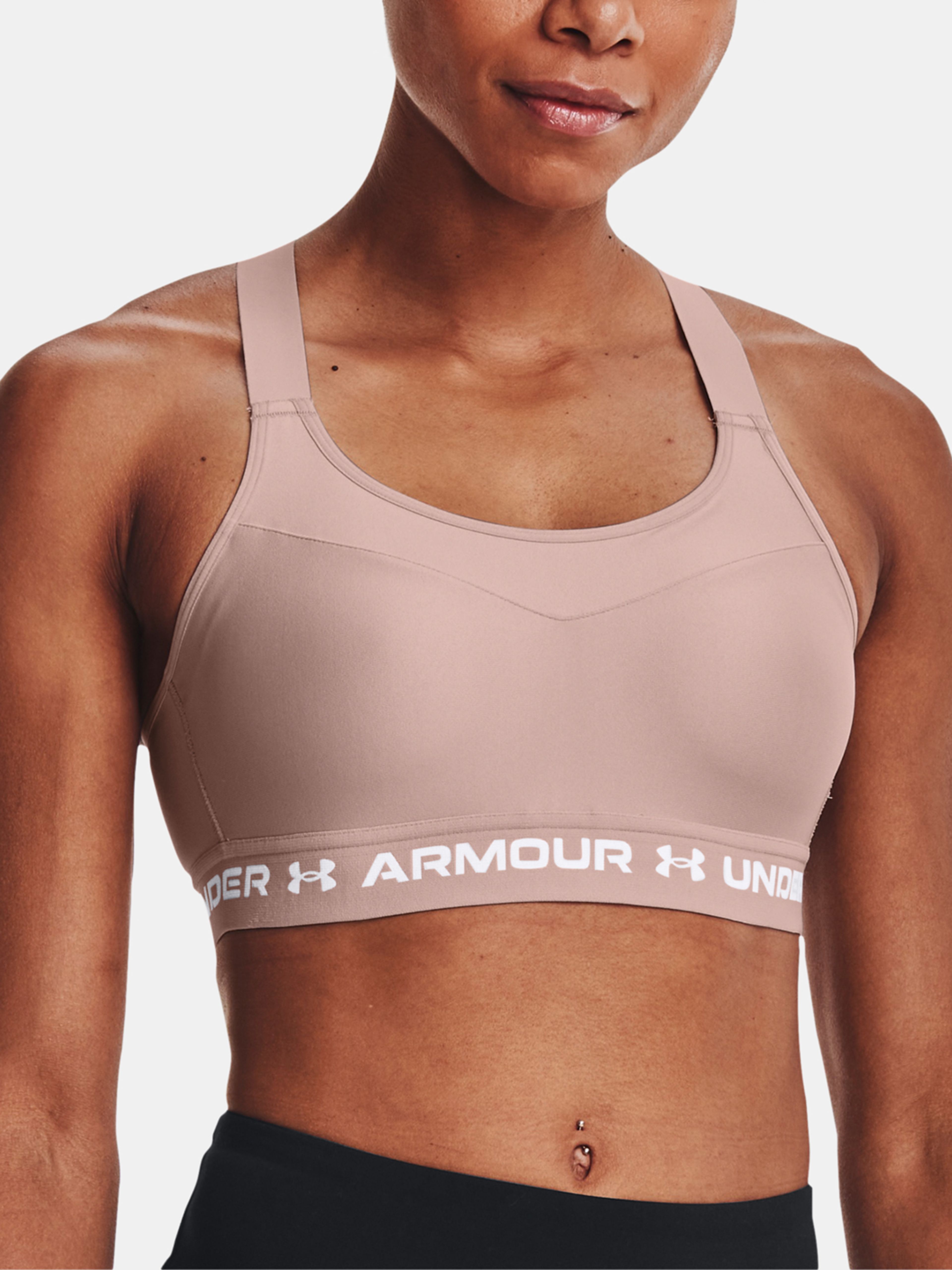  Armour High Crossback Bra, Black - sports bra - UNDER ARMOUR  - 41.63 € - outdoorové oblečení a vybavení shop