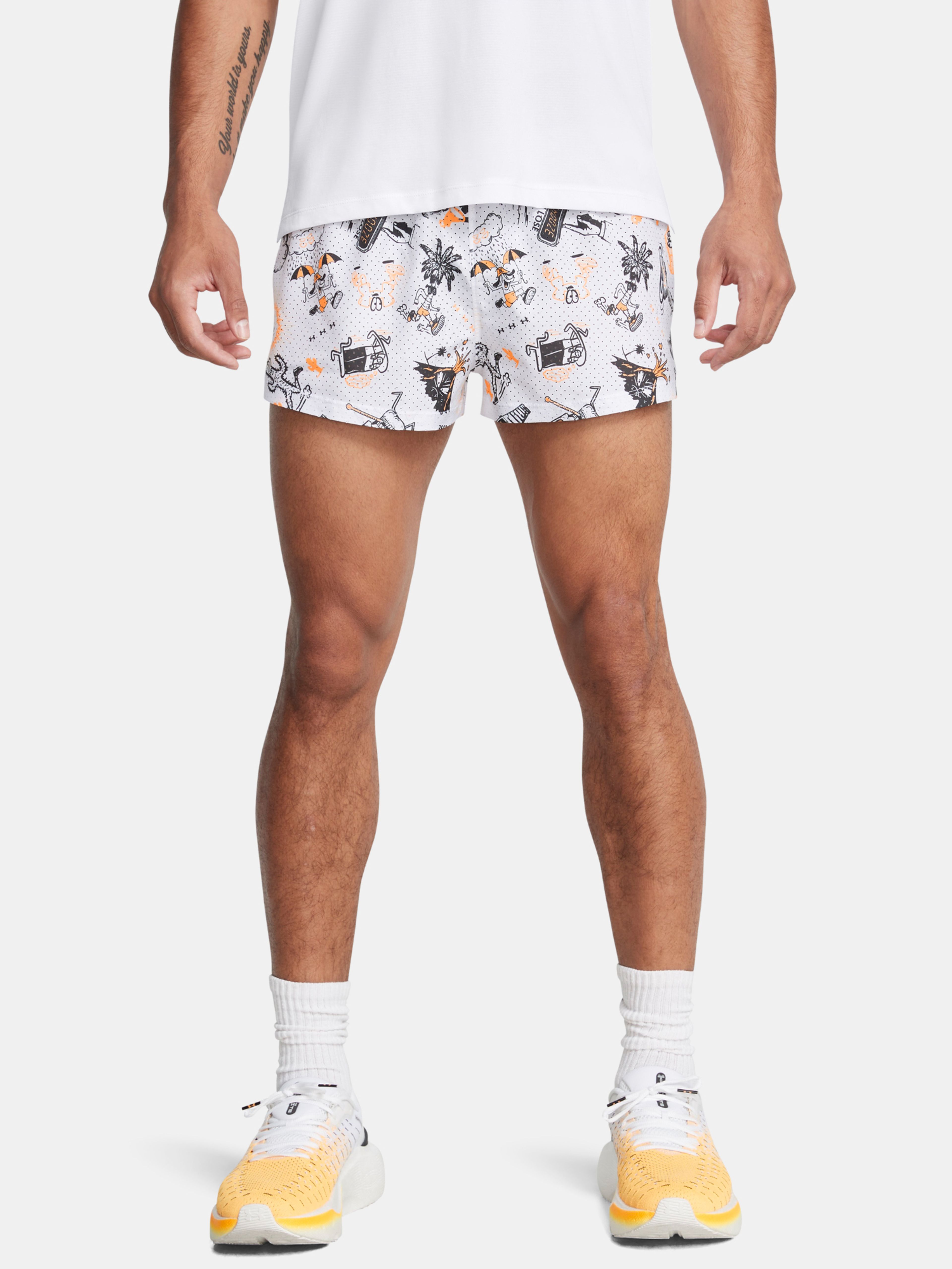 Under Armour UA WE RUN 2'' SHORT-WHT rövidnadrágok