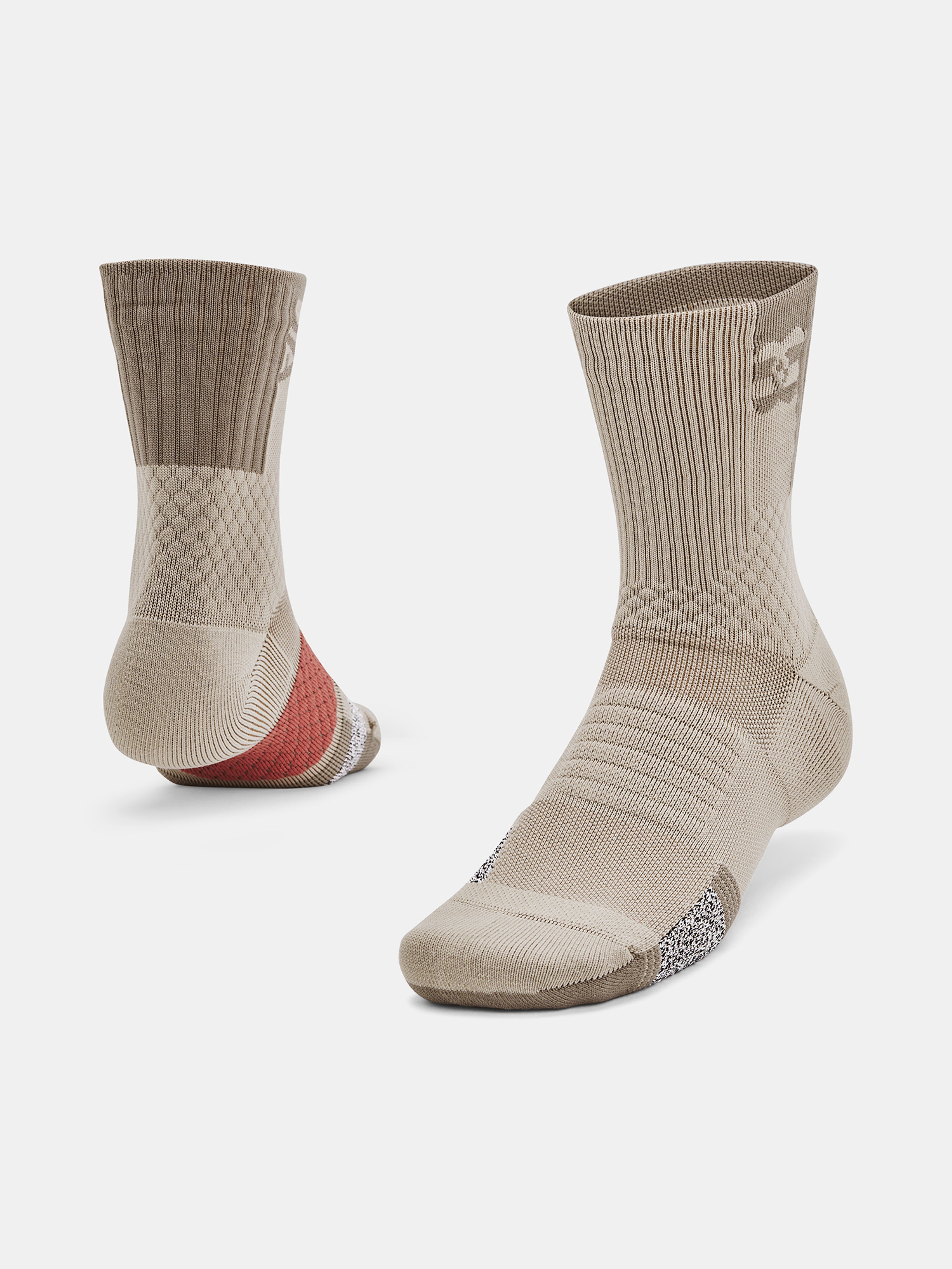 Ponožky Under Armour UA  AD Playmaker 1pk Mid-BRN