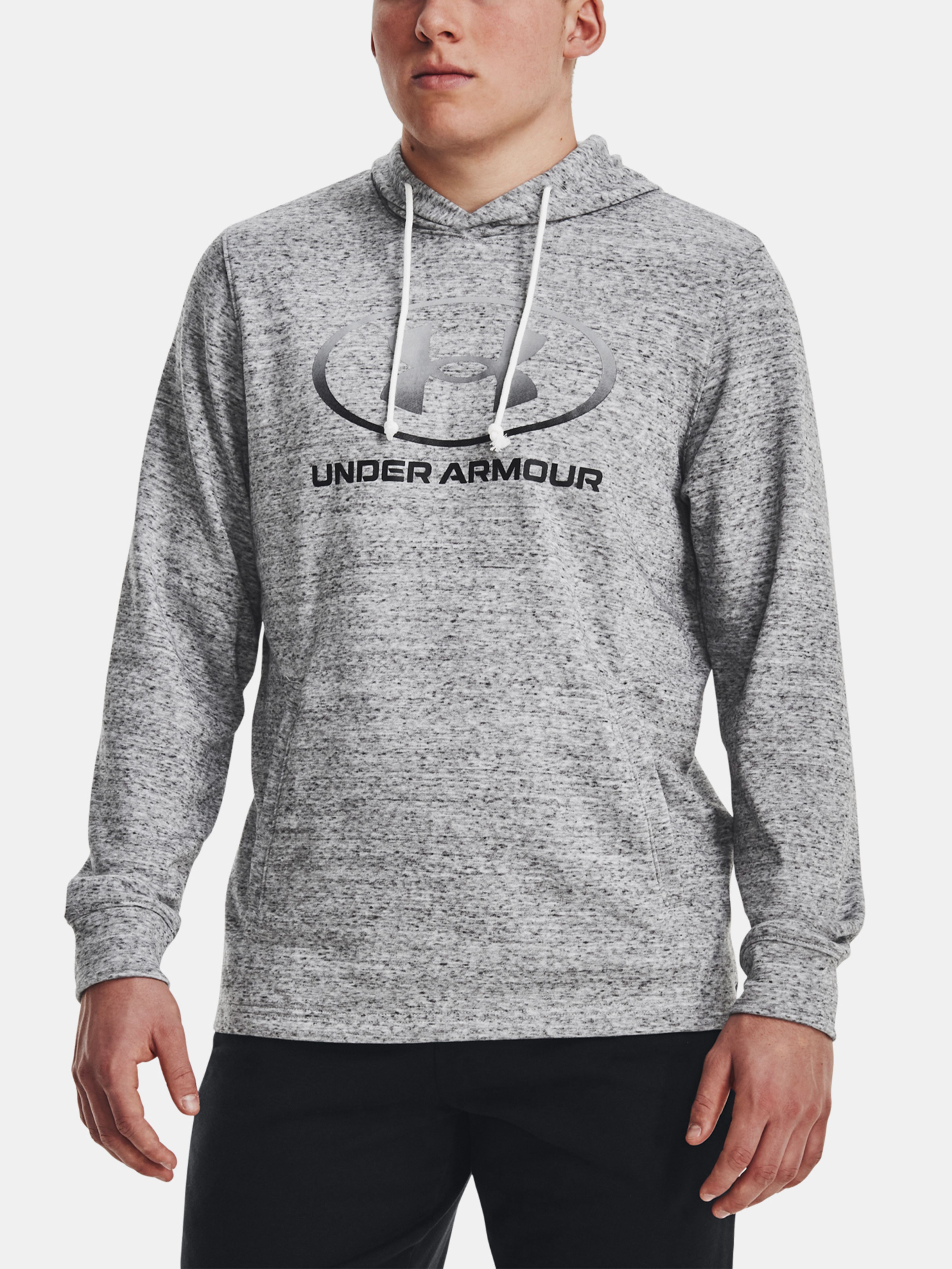 Pulover Under Armour Mikina Under Armour UA Rival Terry Graphic HD-GRY