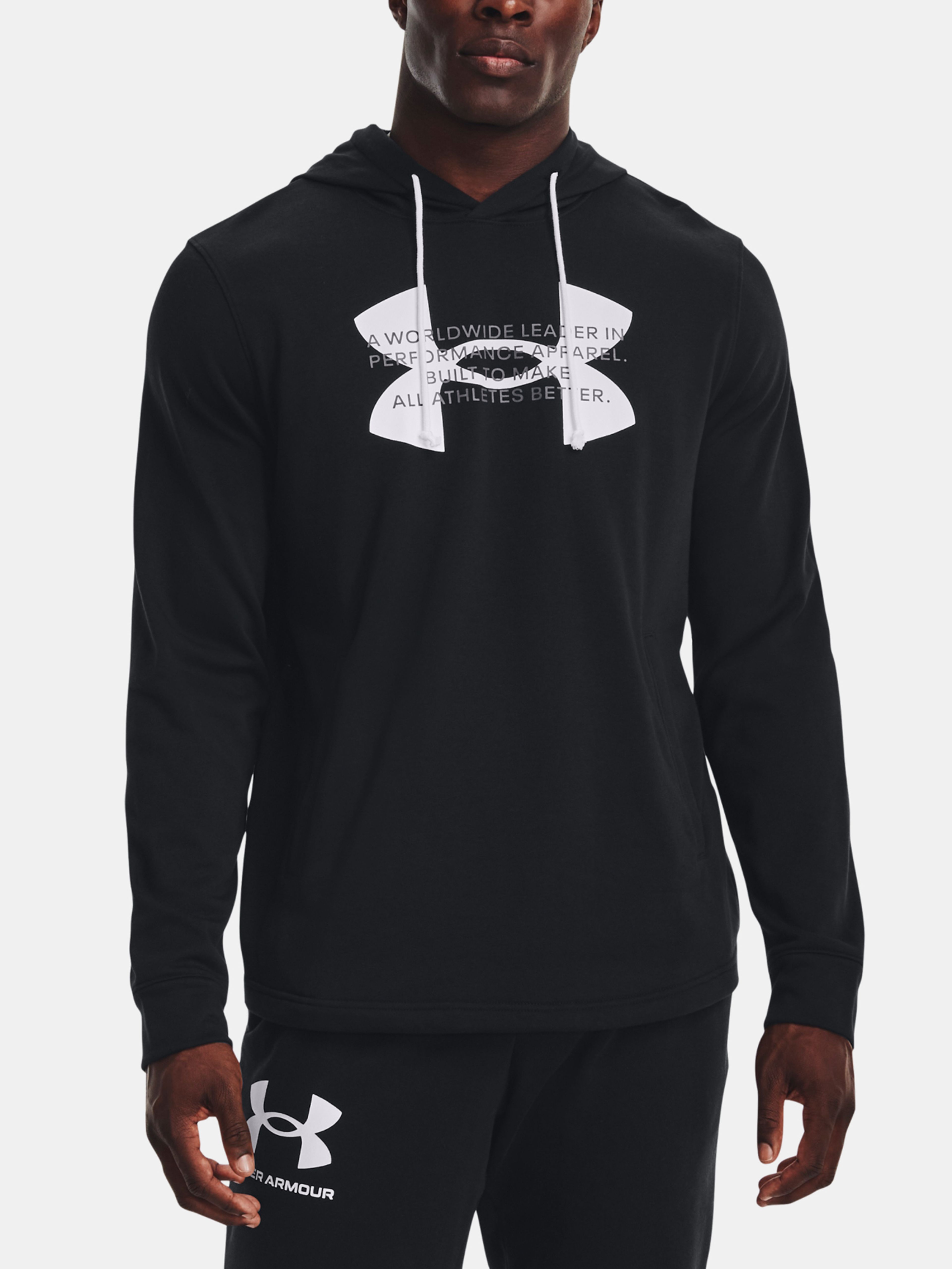 Pulover Under Armour UA Rival Terry Logo Hoodie-BLK