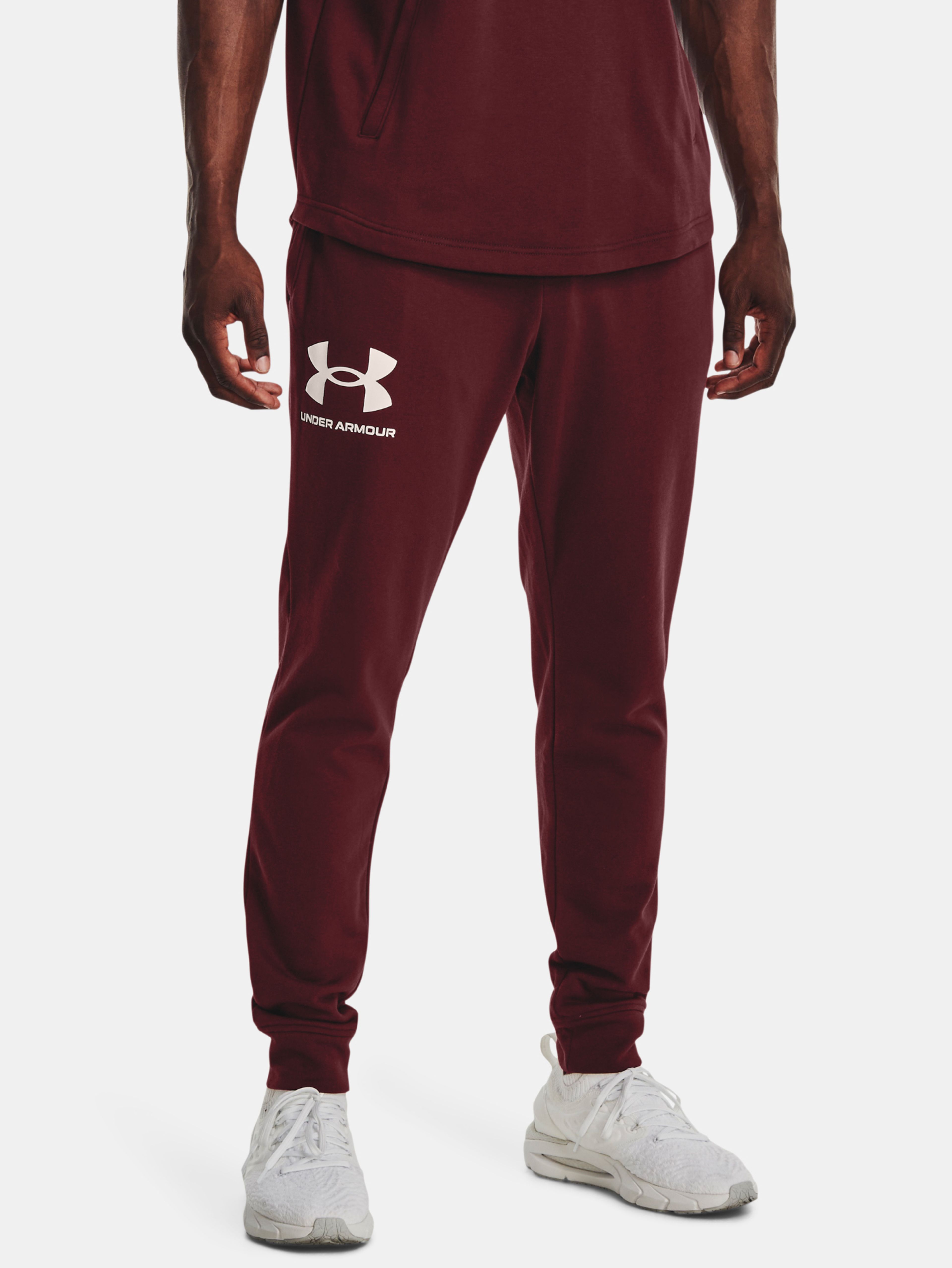 Tepláky Under Armour UA RIVAL TERRY JOGGER-RED