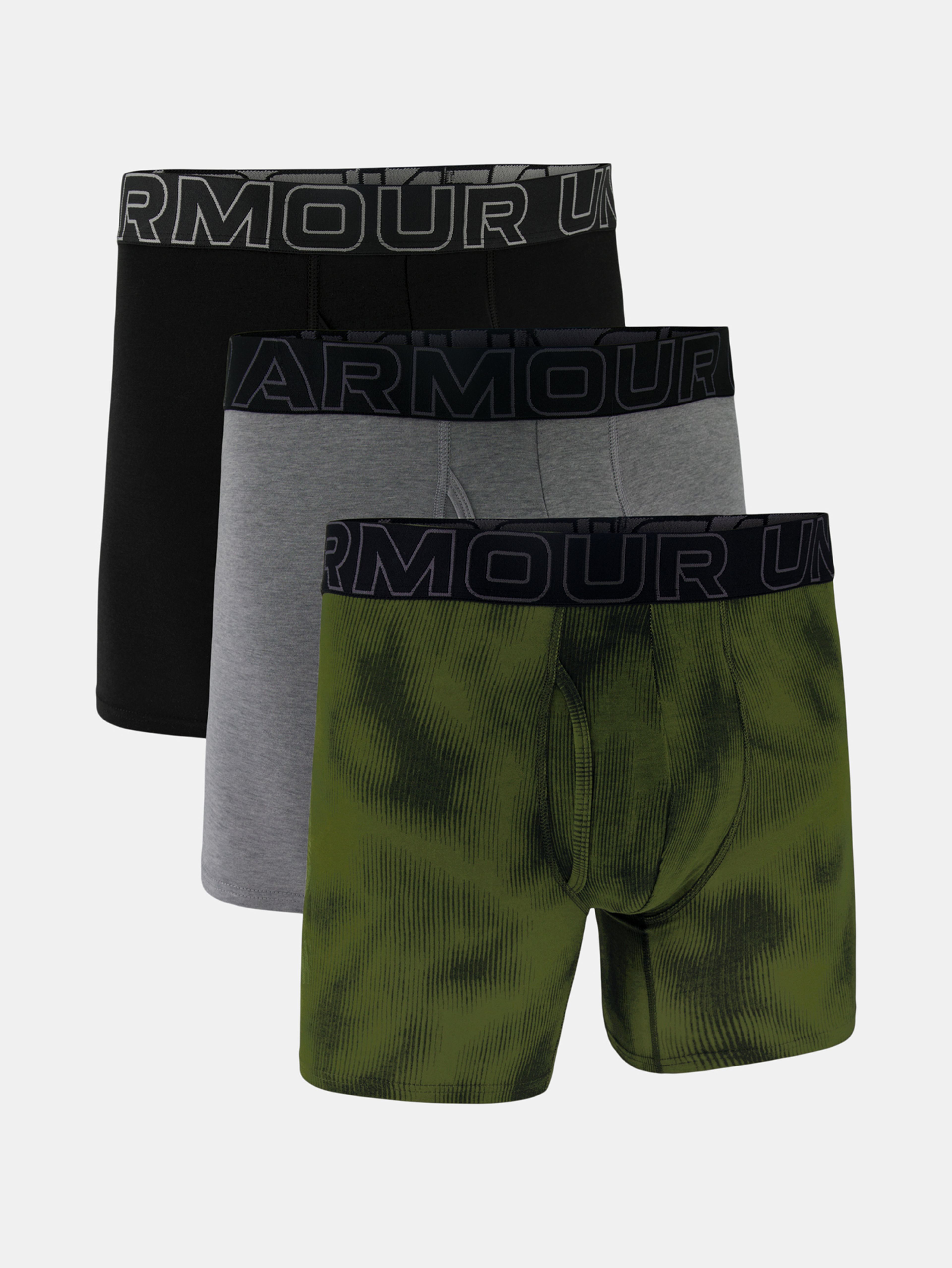 Under Armour M UA Perf Cotton Nov 6in - 3pk boxeralsó