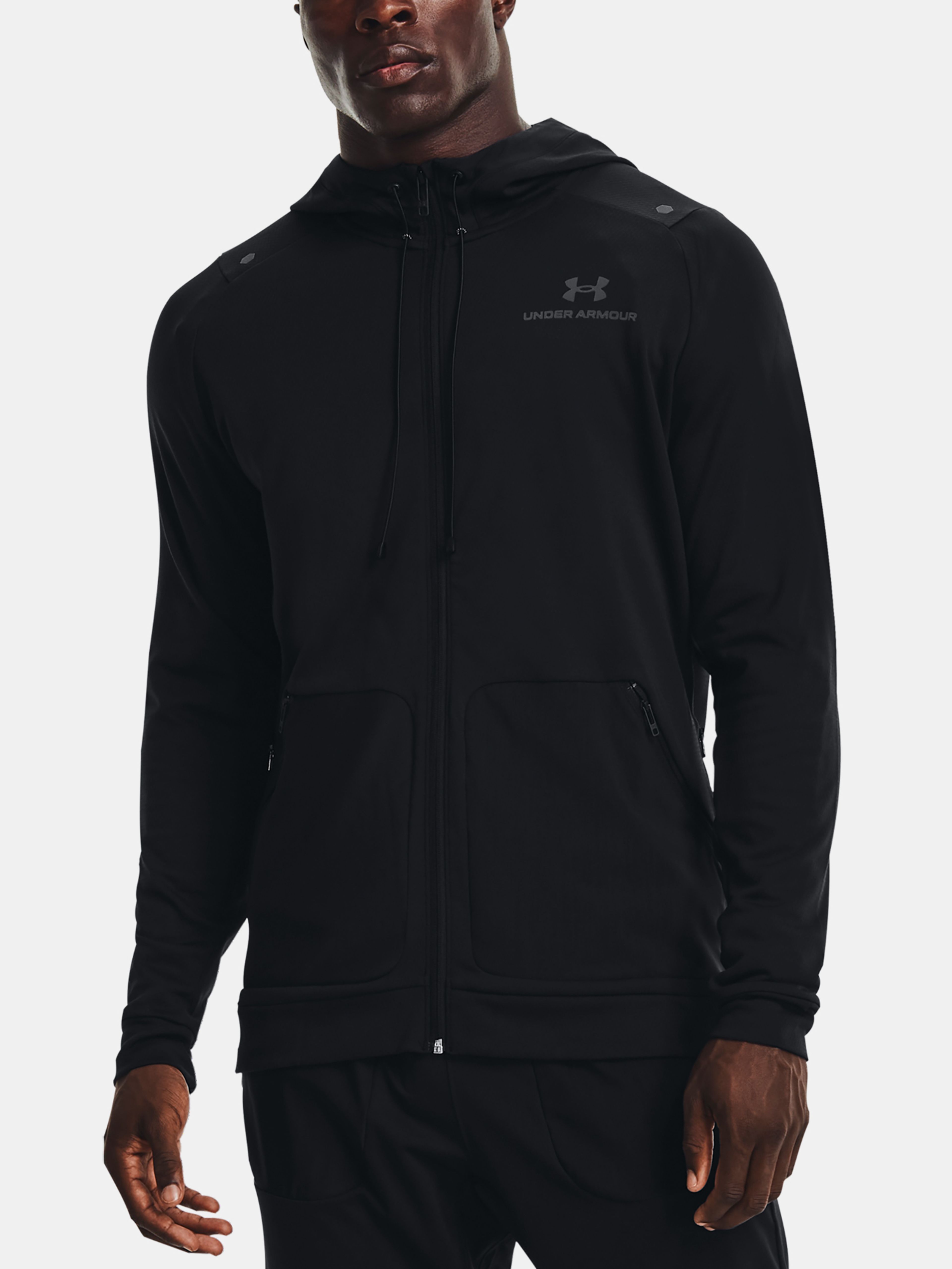 Pulover Under Armour UA Rush All Purpose FZ HD-BLK