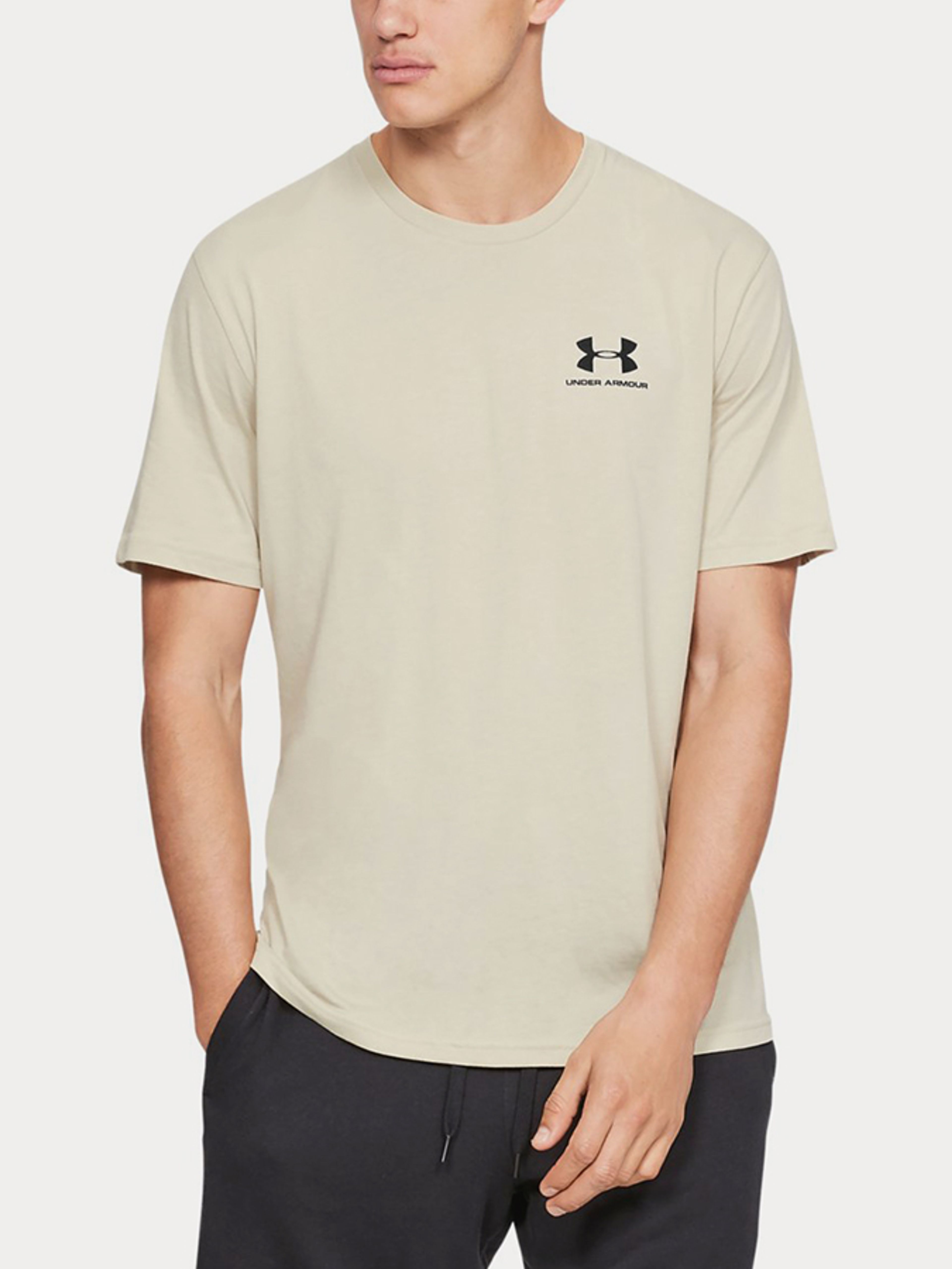 Majica Under Armour SPORTSTYLE LEFT CHEST SS-BRN