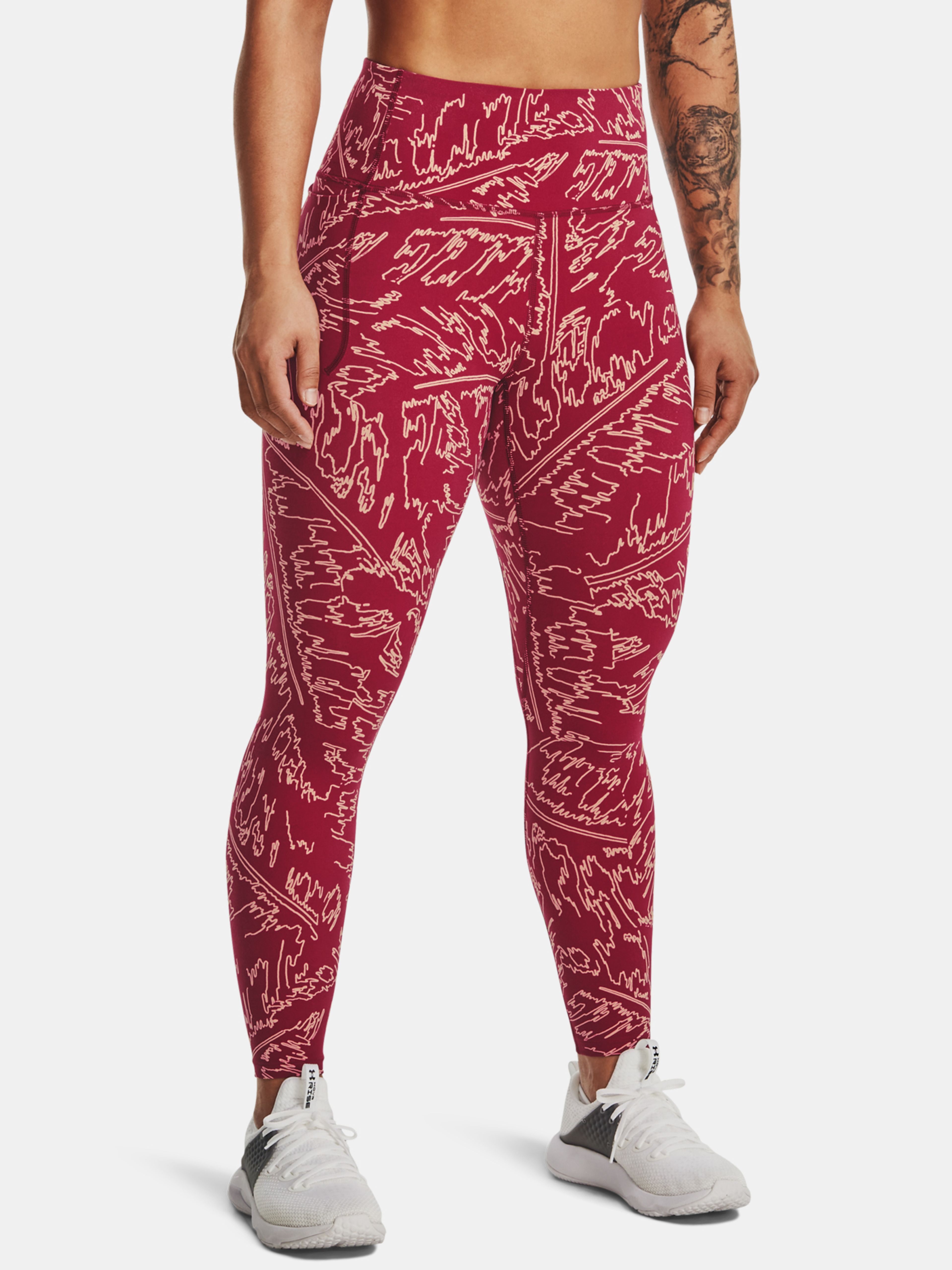 Legíny Under Armour Meridian Print Ankle Leg-PNK