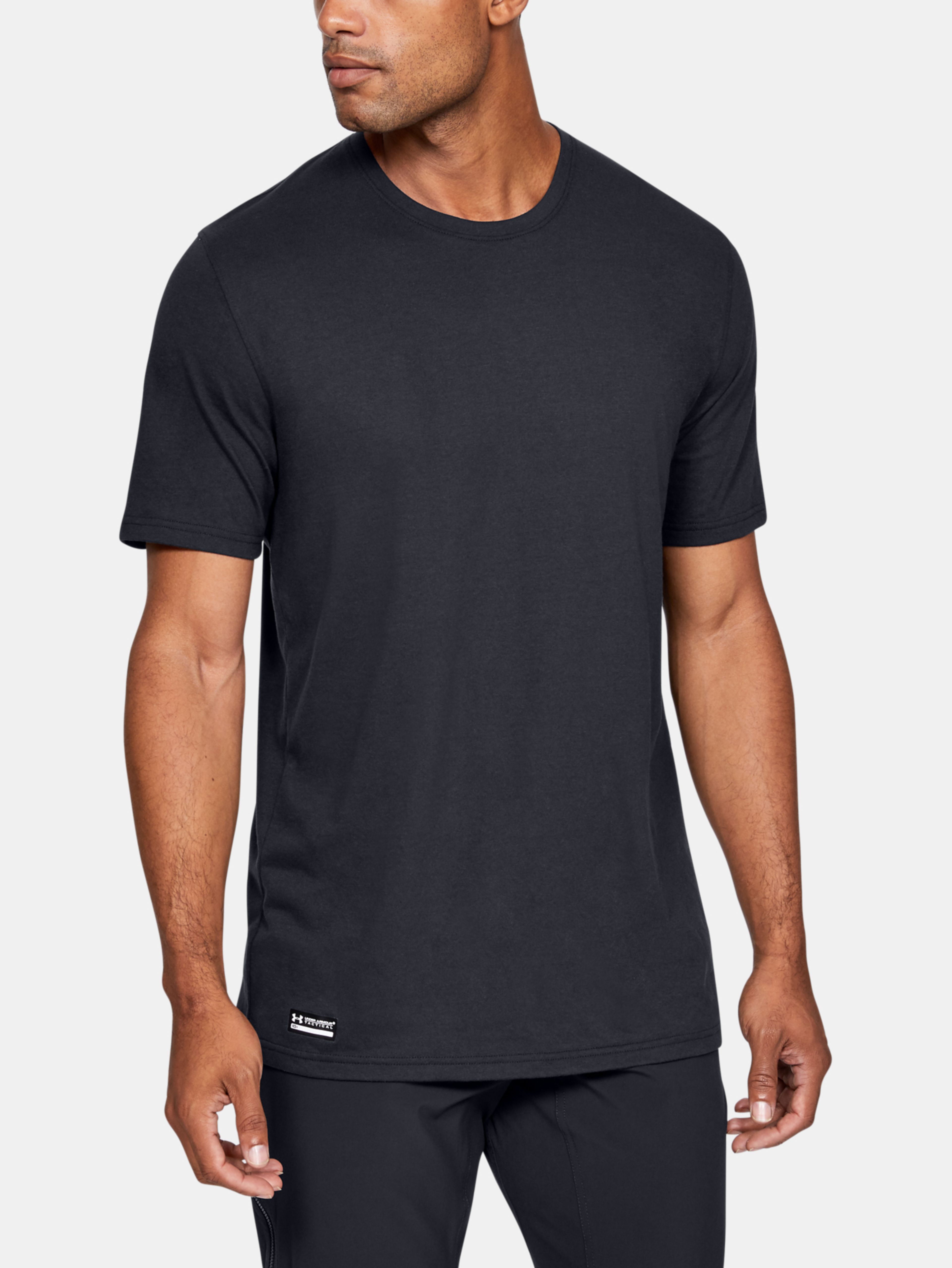 Tričko Under Armour M Tac Cotton T-BLK