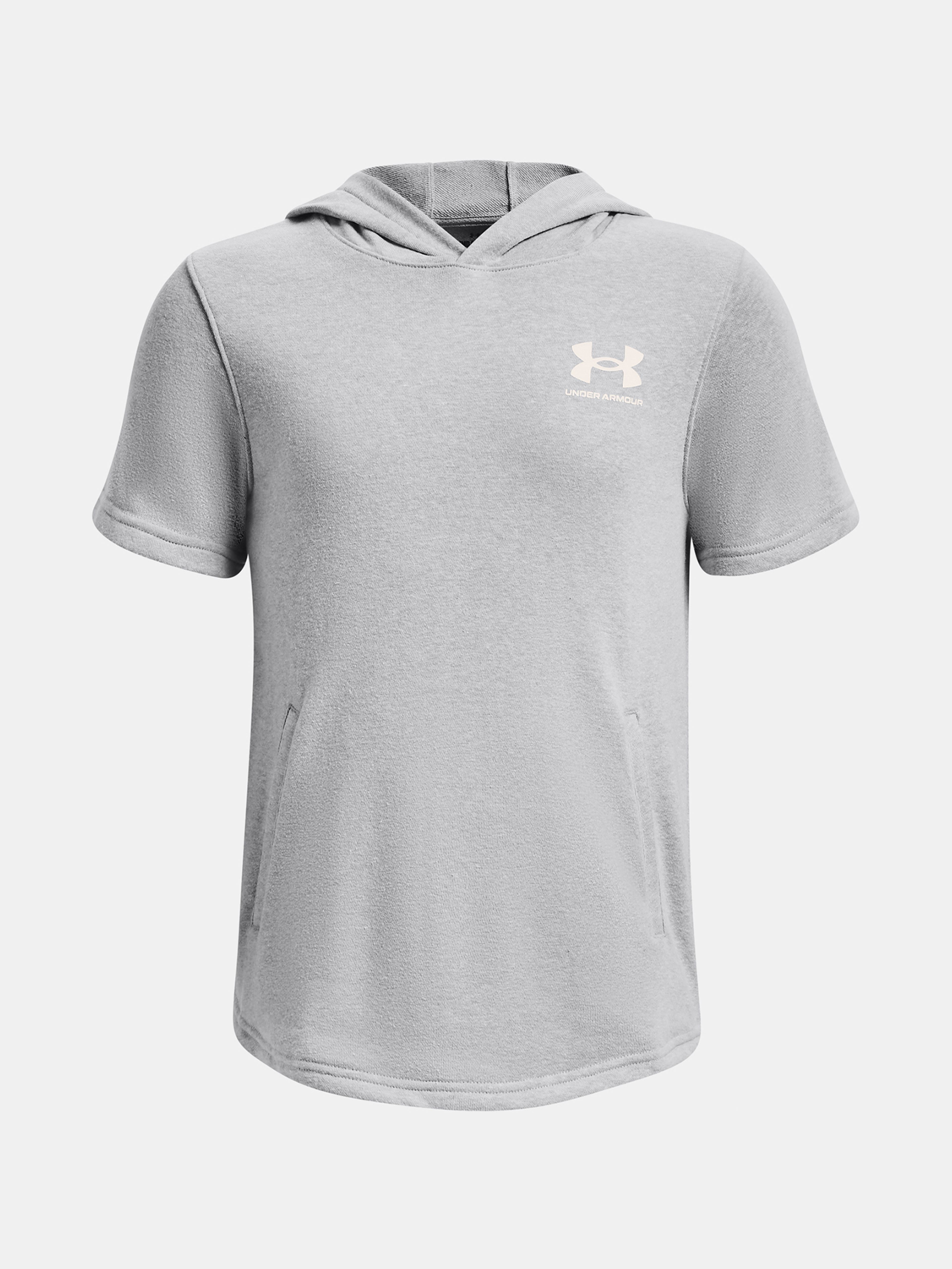 Mikina Under Armour UA Rival Terry SS Hoodie-GRY