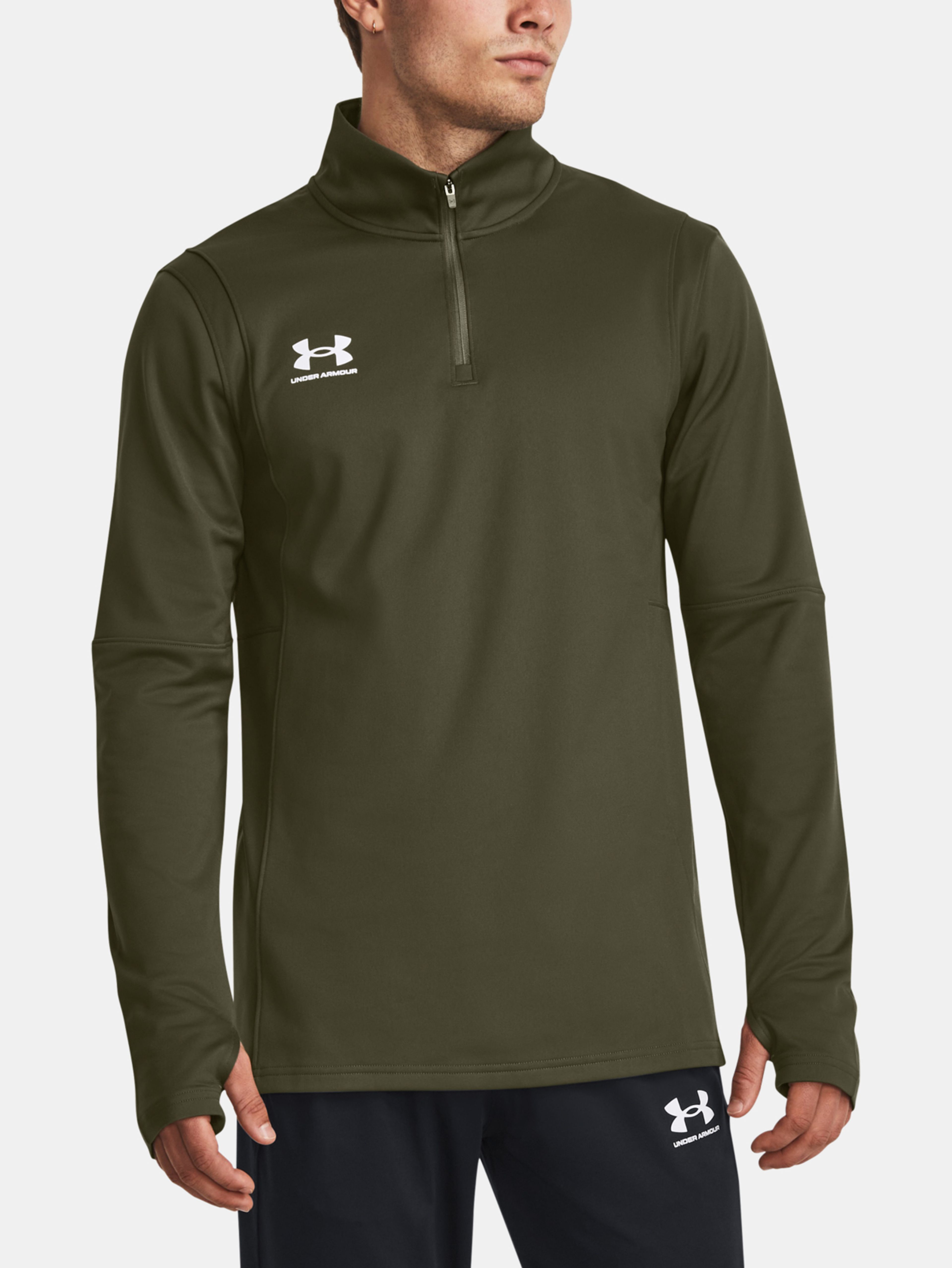 Tričko Under Armour UA M's Ch. Midlayer-GRN