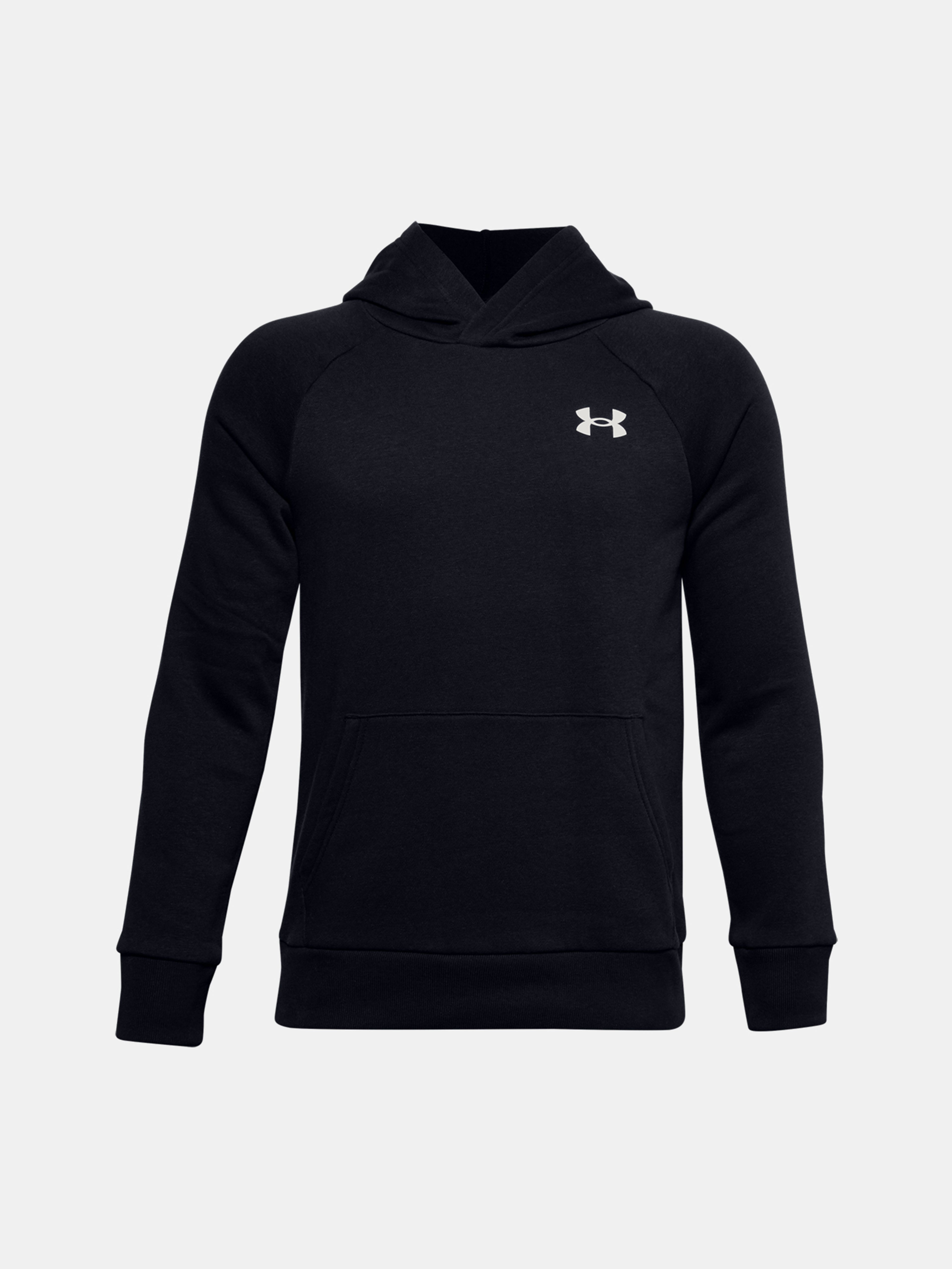 Mikina Under Armour RIVAL COTTON HOODIE-BLK