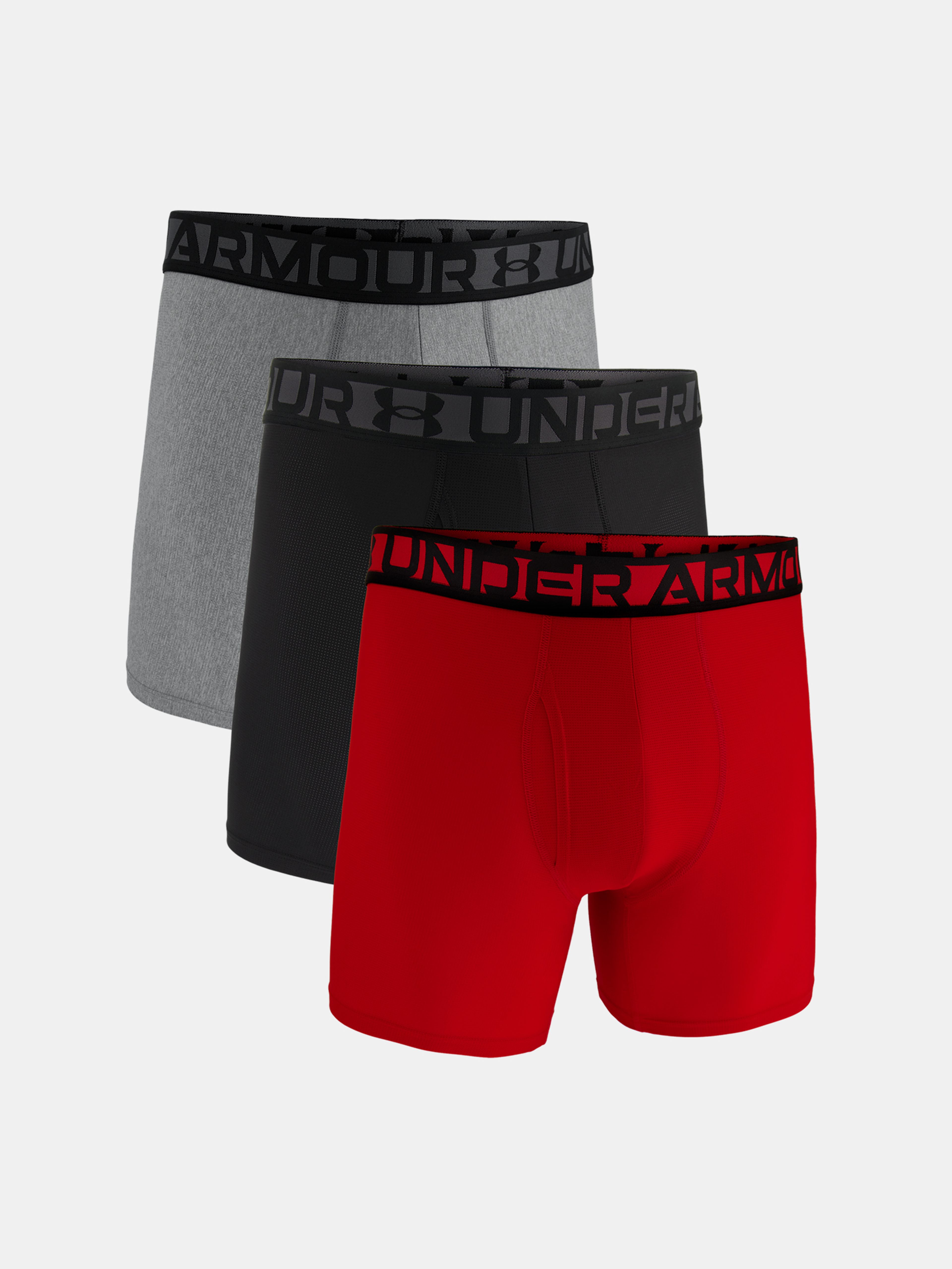 Under Armour M UA Ess Tech Mesh 6in-RED boxeralsó