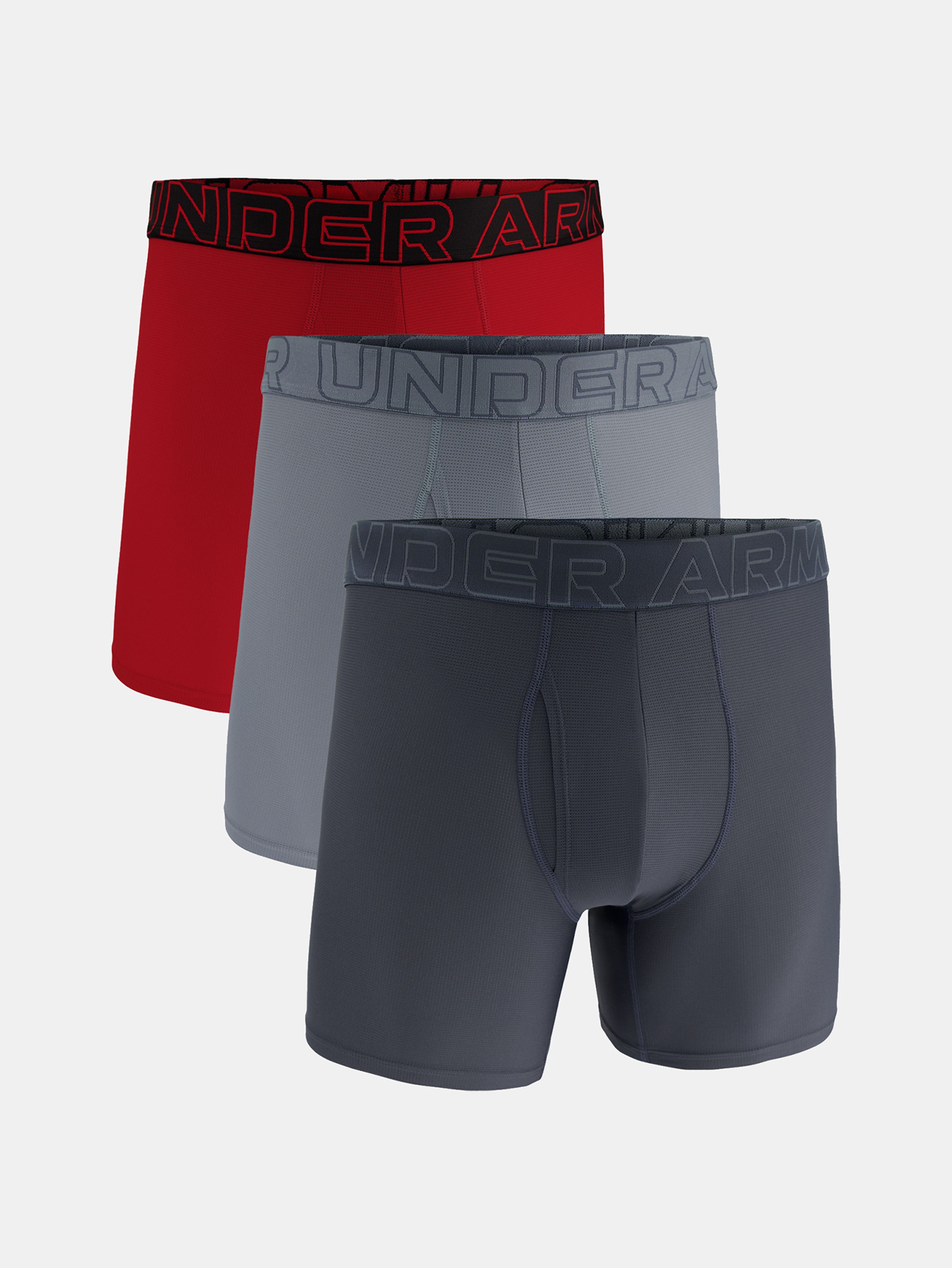Under Armour M UA Perf Tech Mesh 6in-GRY boxeralsó