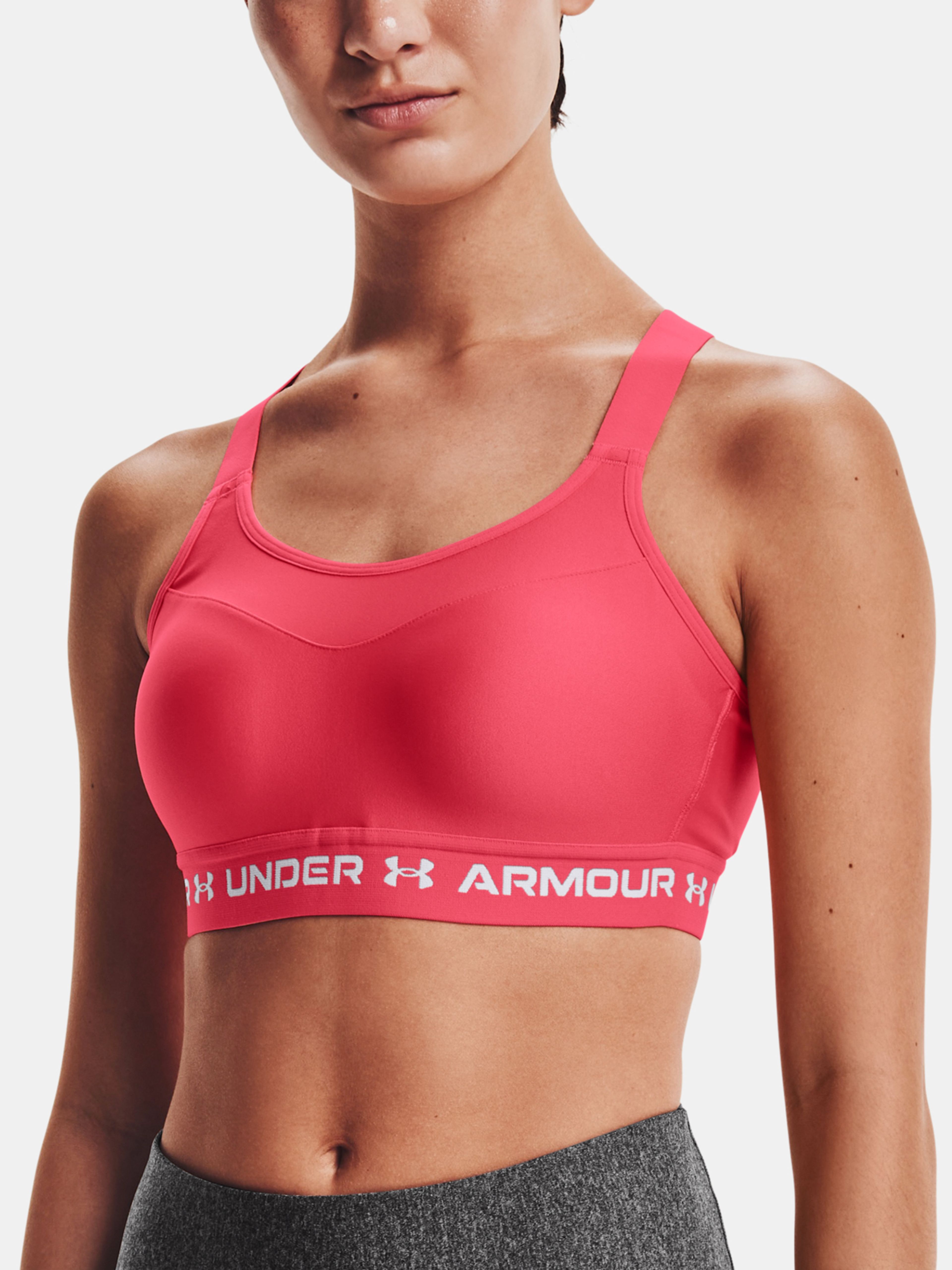  Armour High Crossback Bra, Black - sports bra - UNDER ARMOUR  - 41.35 € - outdoorové oblečení a vybavení shop