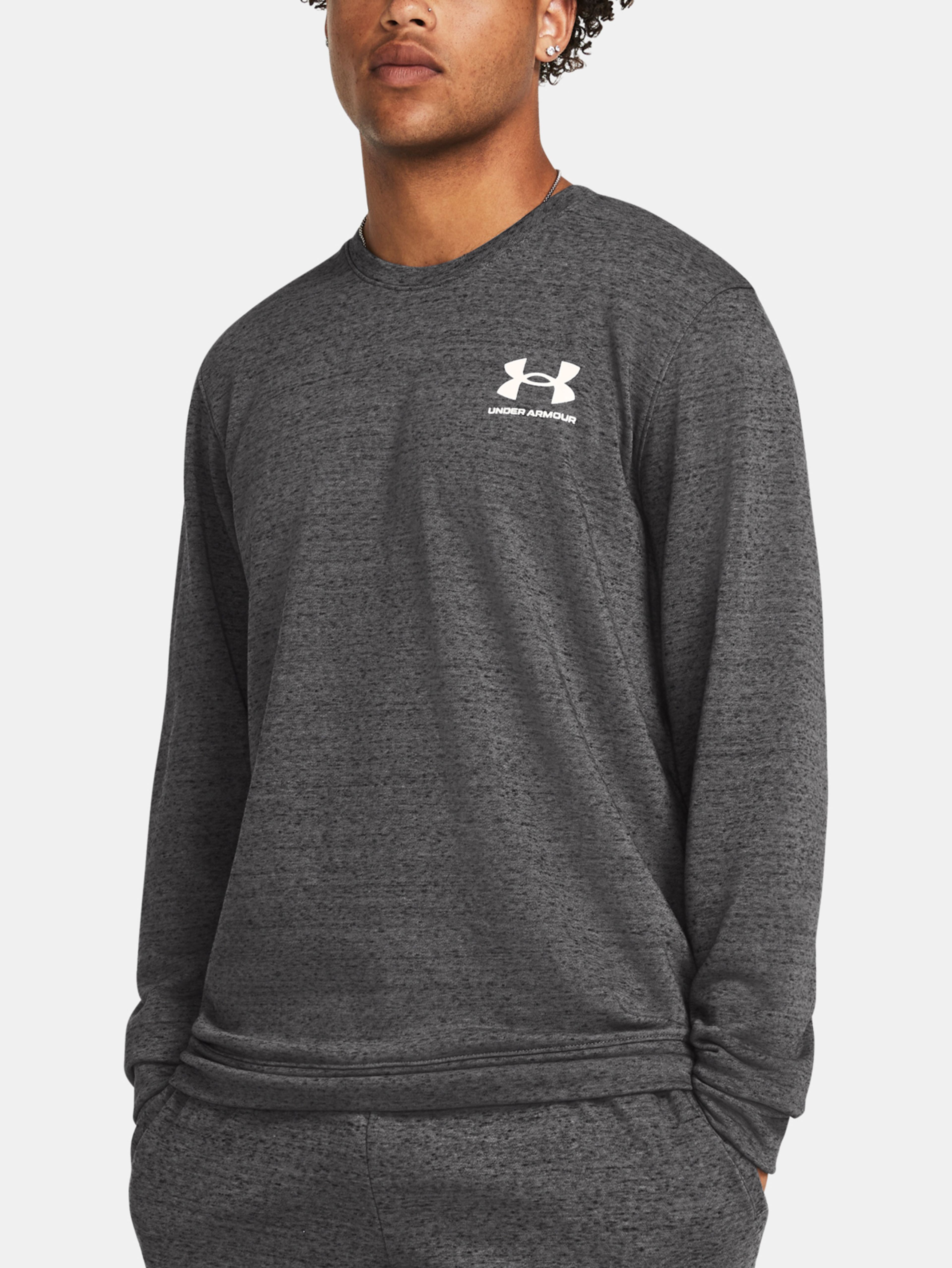 Pulover Under Armour UA Rival Terry LC Crew-GRY