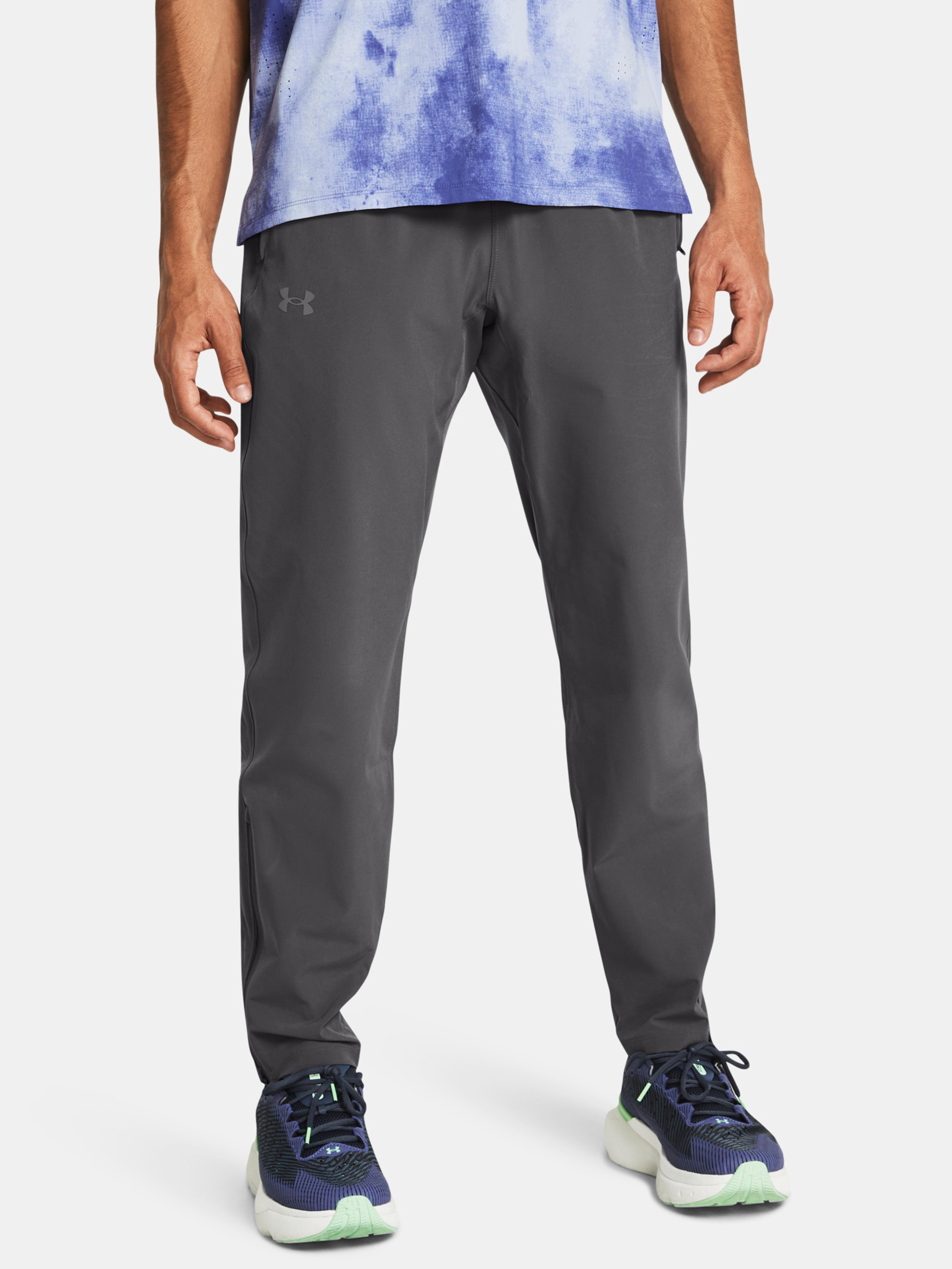 Nohavice Under Armour UA OUTRUN THE STORM PANTS-GRY