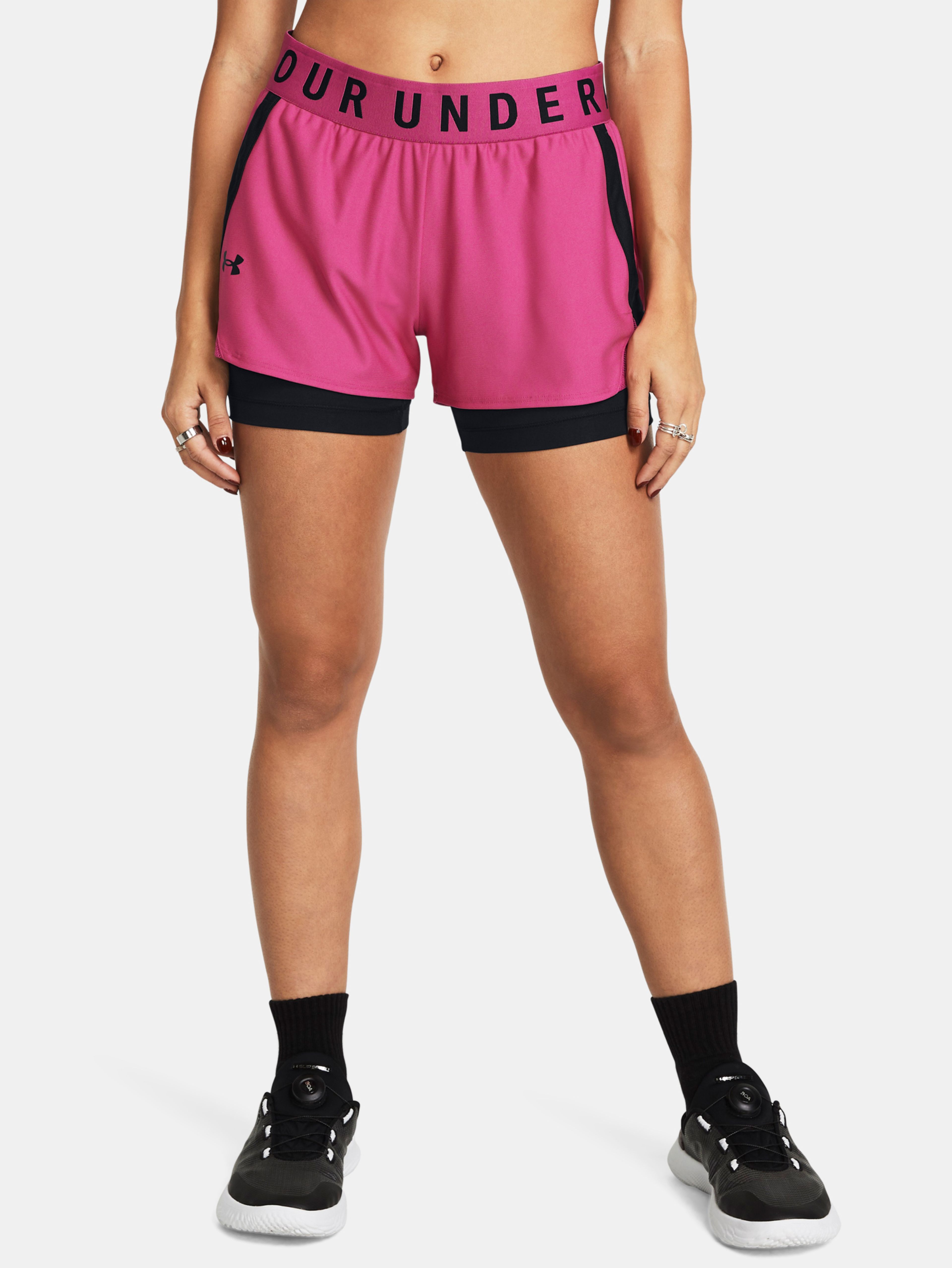 Kraťasy Under Armour Play Up 2-in-1 Shorts-PNK