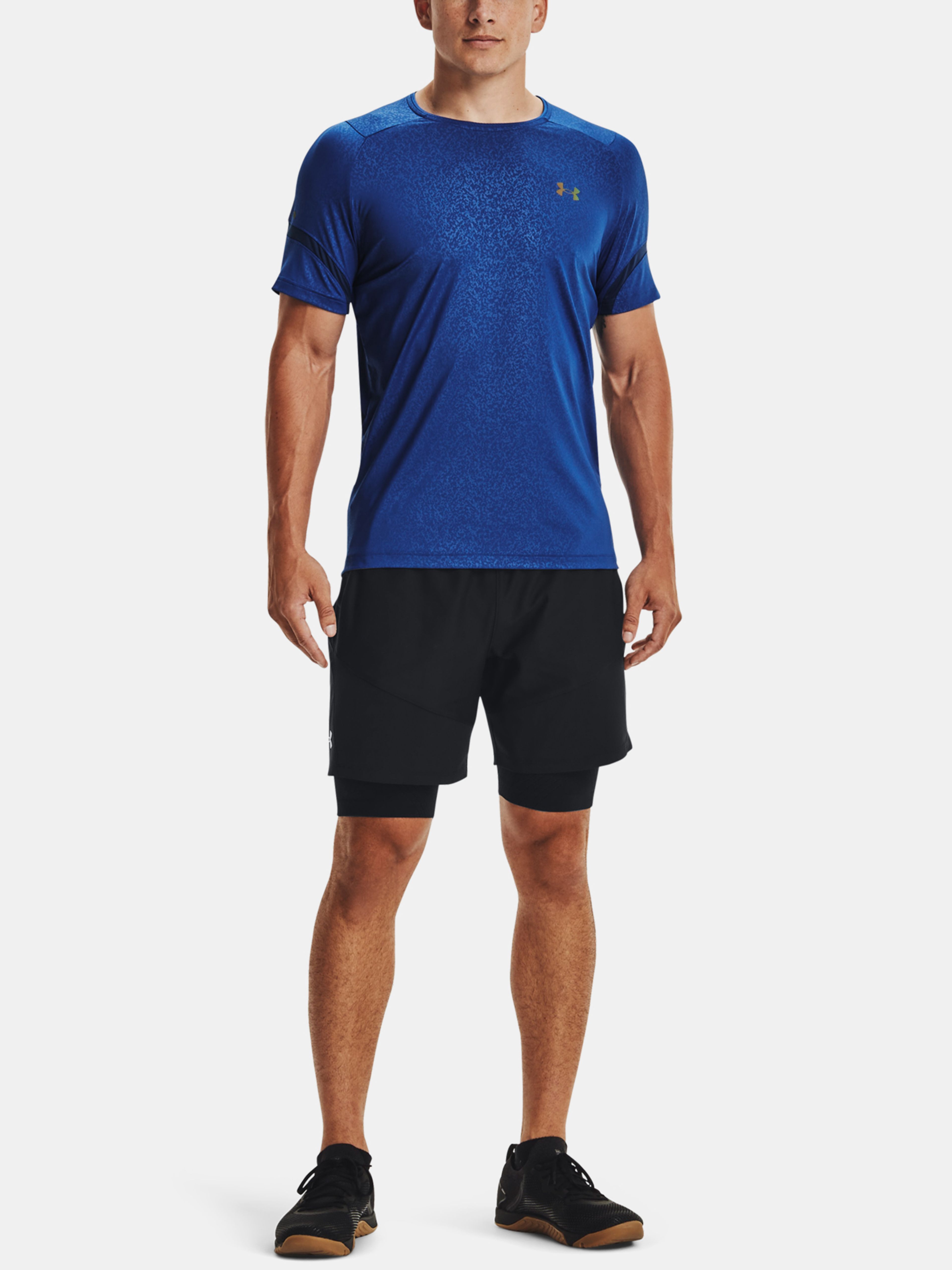  UA Rush 2.0 Vent SS, Blue - men's short sleeve t-shirt -  UNDER ARMOUR - 43.28 € - outdoorové oblečení a vybavení shop