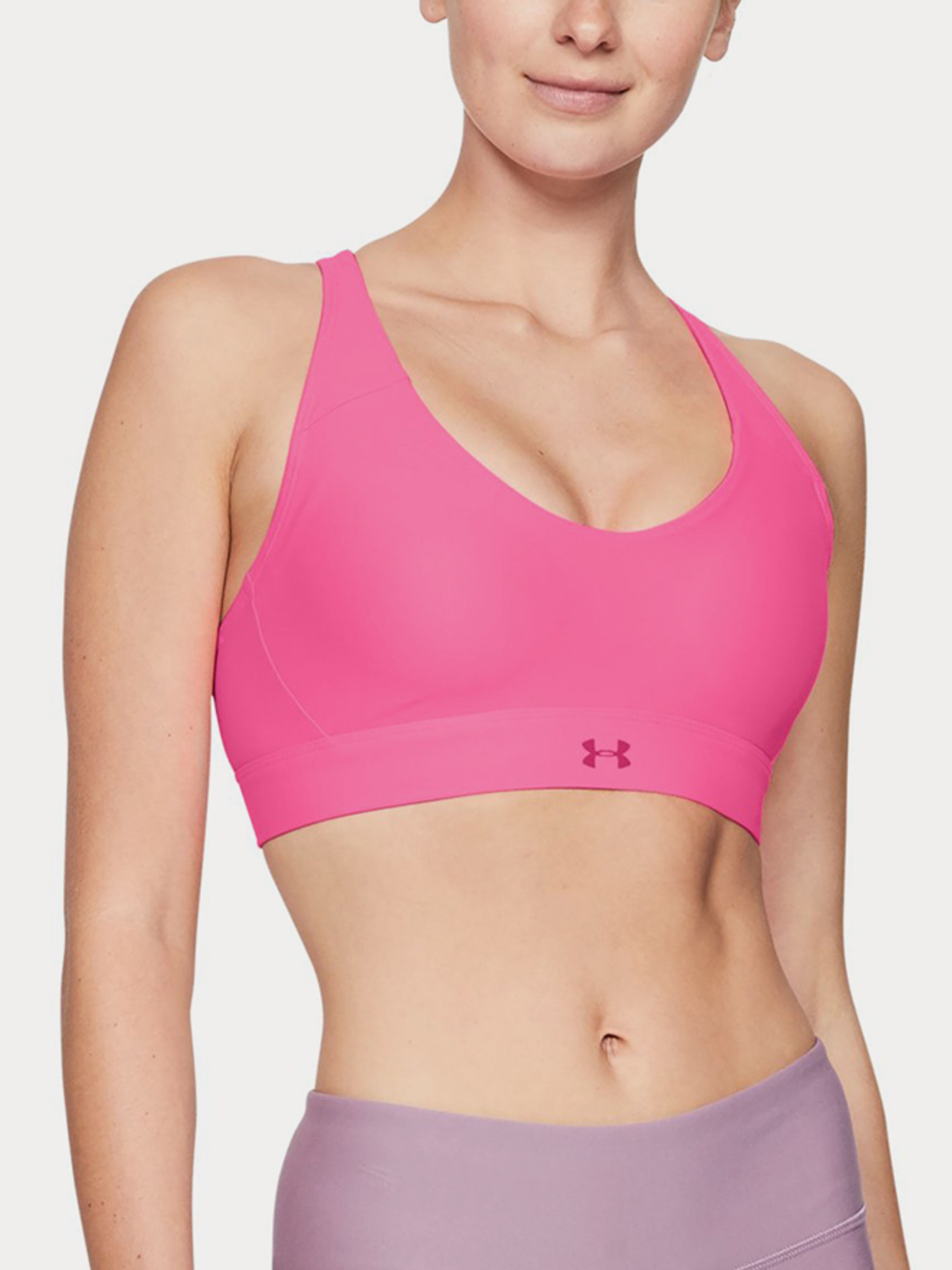 Under Armour UA Infinity Mid Bra Blocked-GRN 