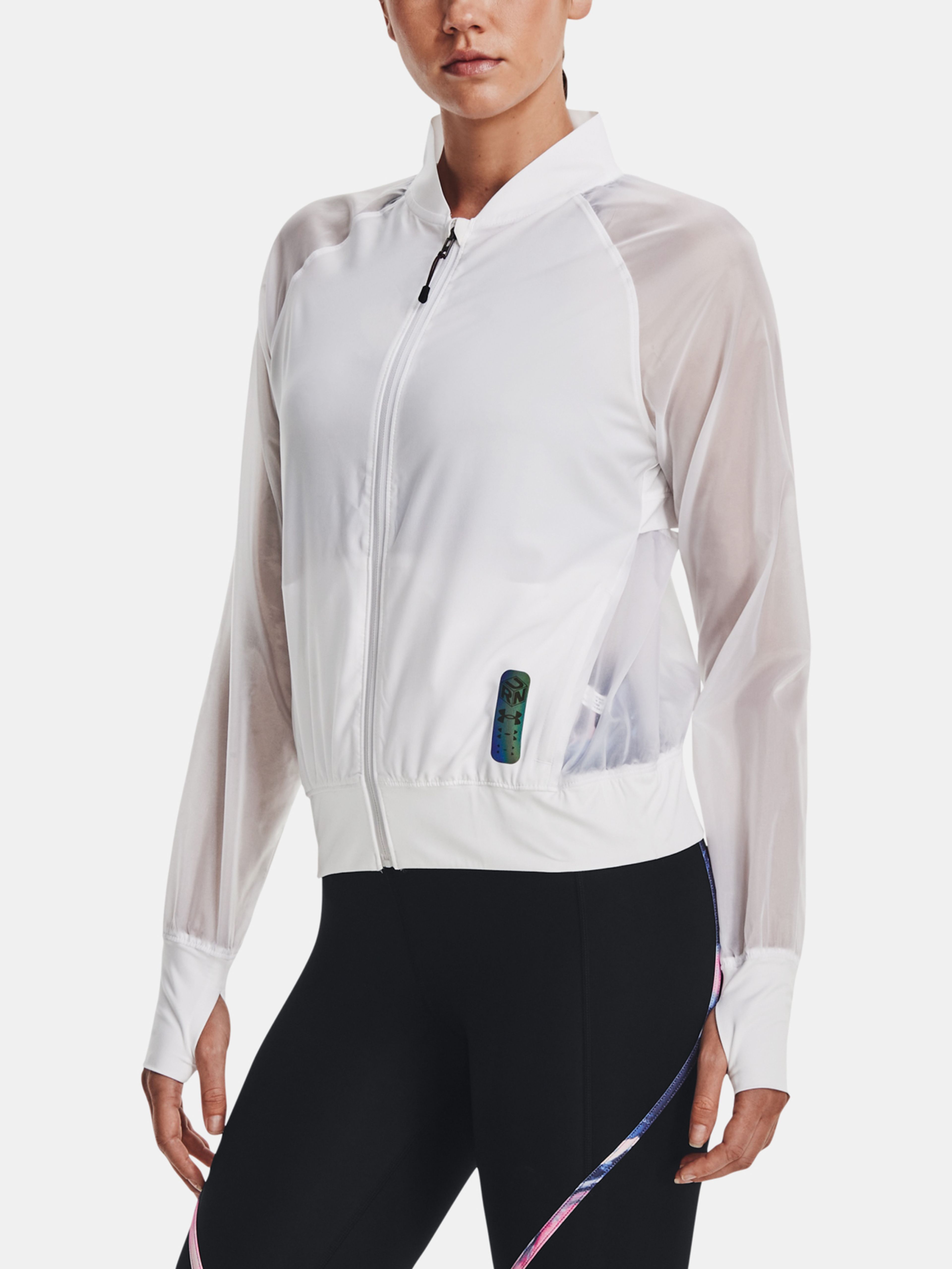 Bunda Under Armour UA RUN ANYWHERE STORM JKT-WHT